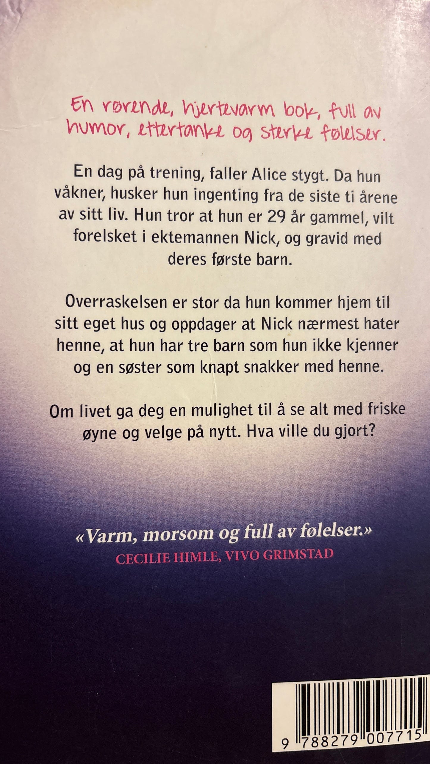 Moriarty, Liane: Det Alice glemte