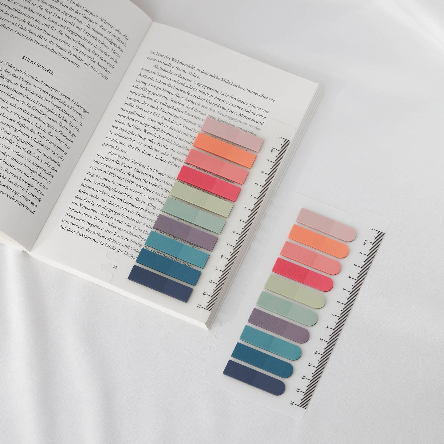 Vibrant Summer Selvklebende notislapper - Klistrelapper - Sidemarkører
