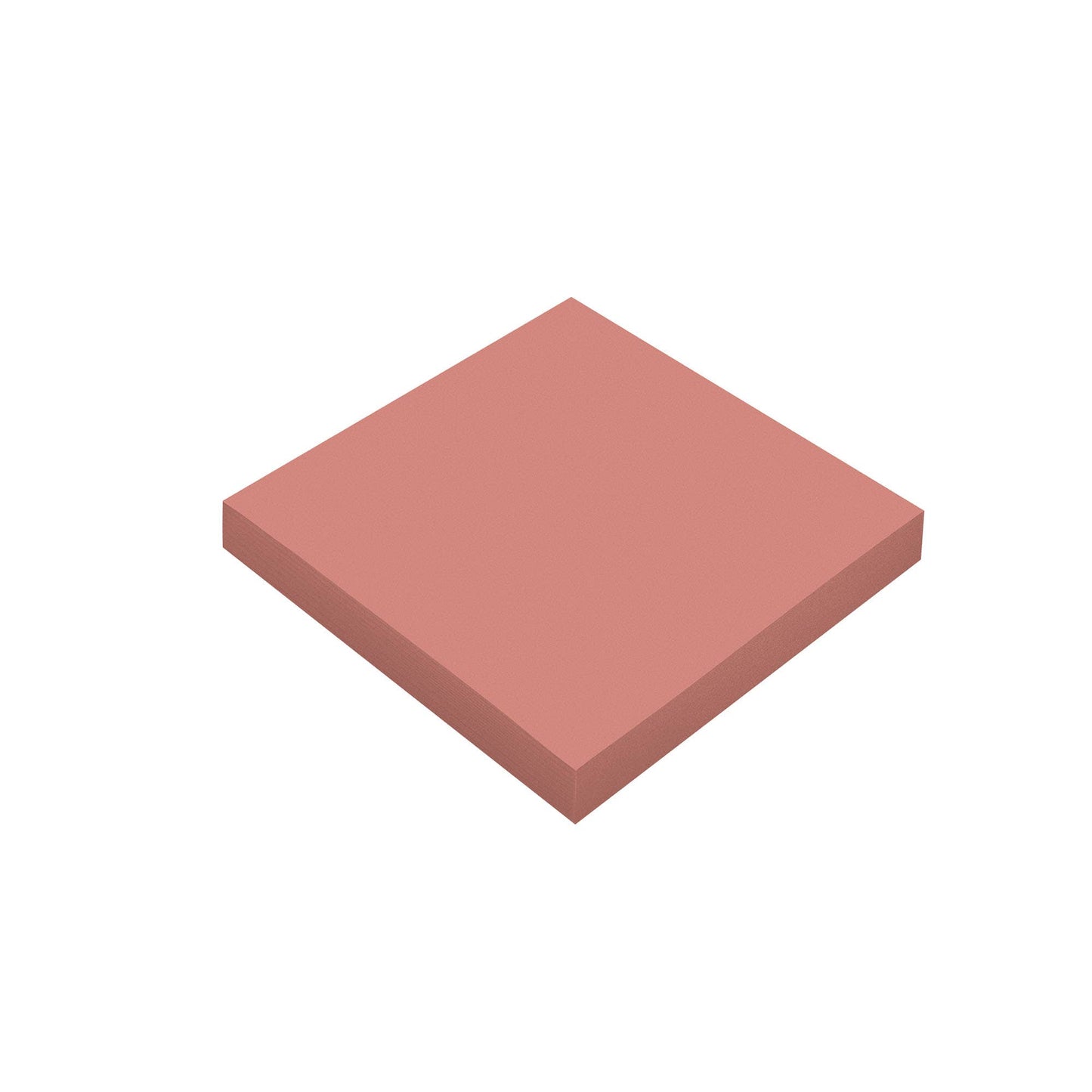 Vintage Red Sticky Notes 75mm x 75mm /100 ark per blokk