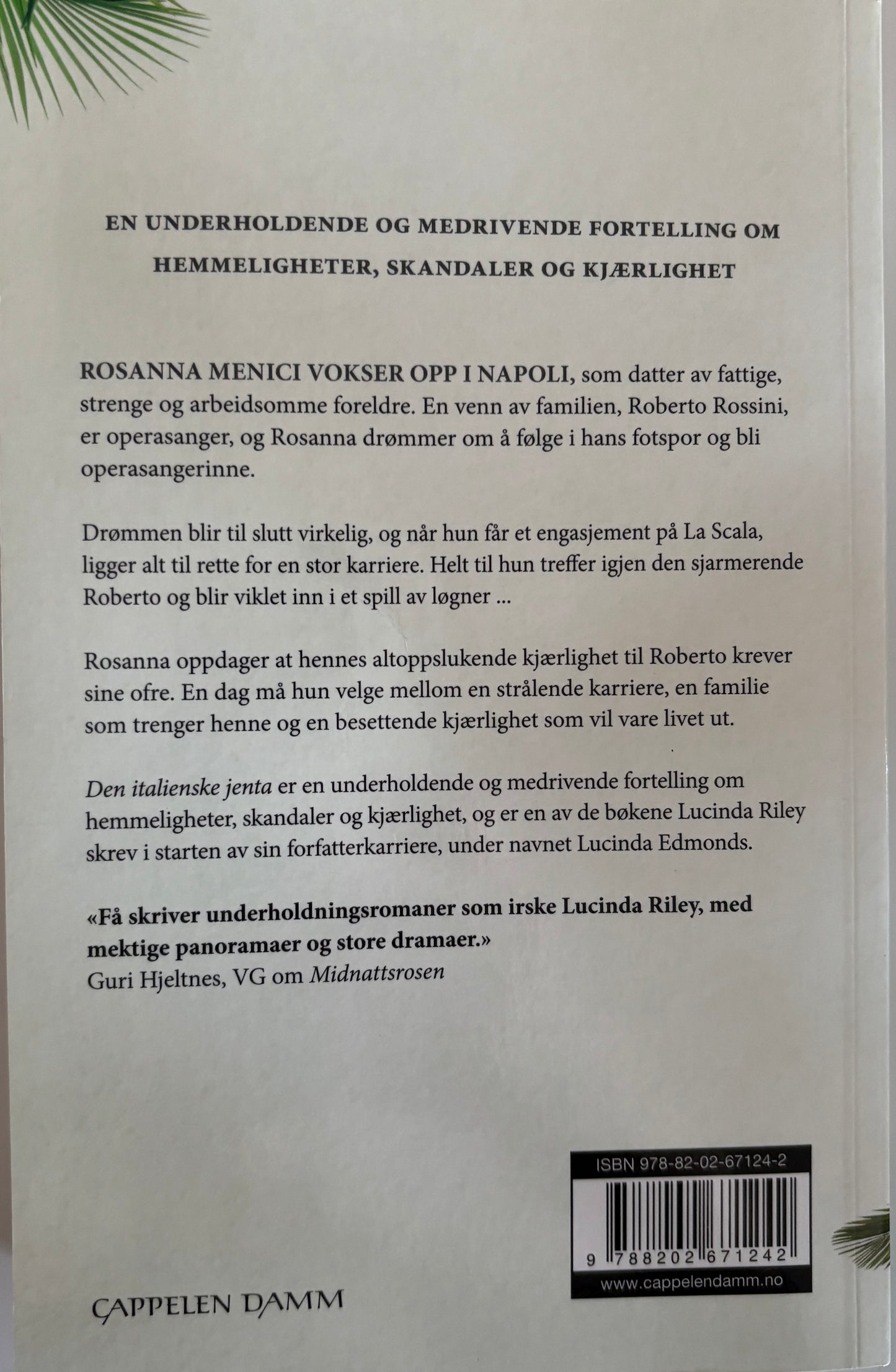 Riley, Lucinda: Den italienske jenta