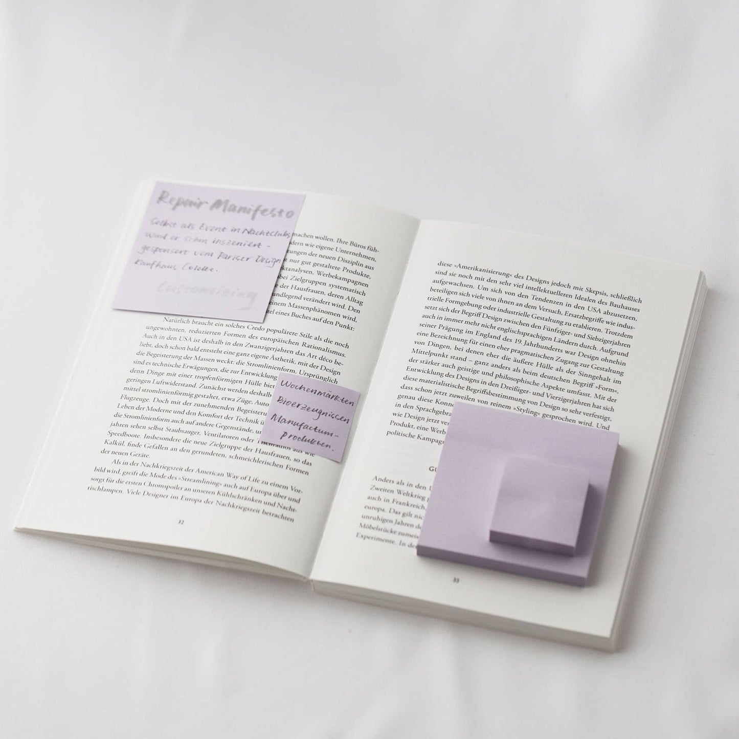 Misty Mauve Palette Collection Sticky Notes 75mm/100 ark