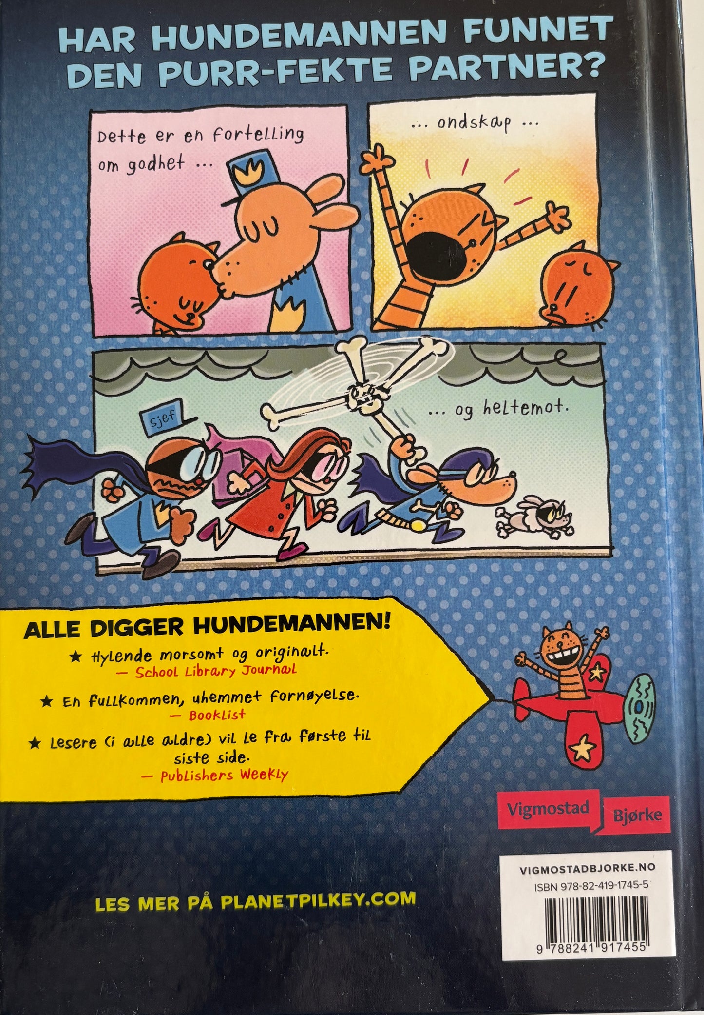Pilkey, Dav: Hundemannen og superpus