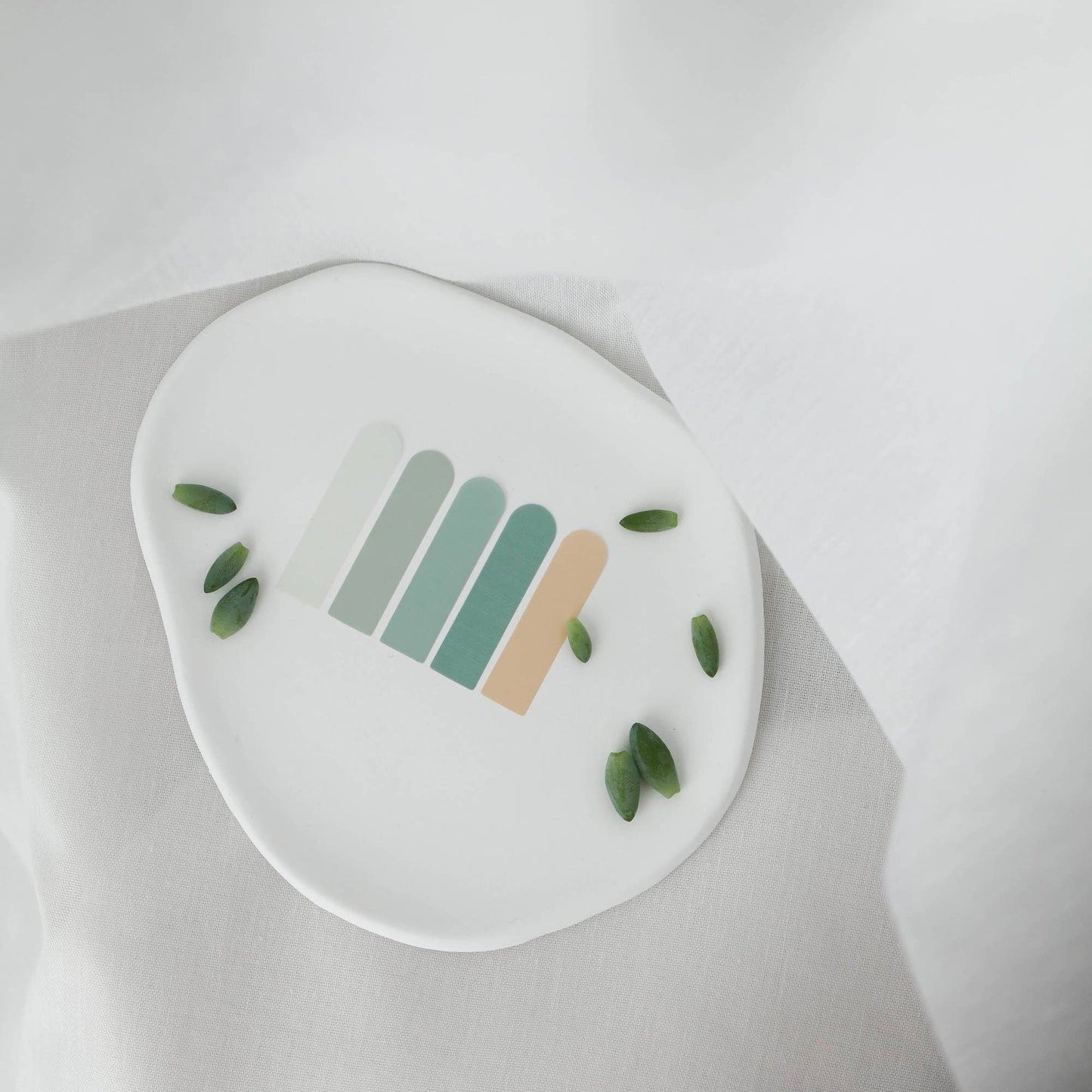 Ordinate-Mint Avrundede selvklebende notislapper - Klistrelapper - Indeksfaner - Sidemarkører