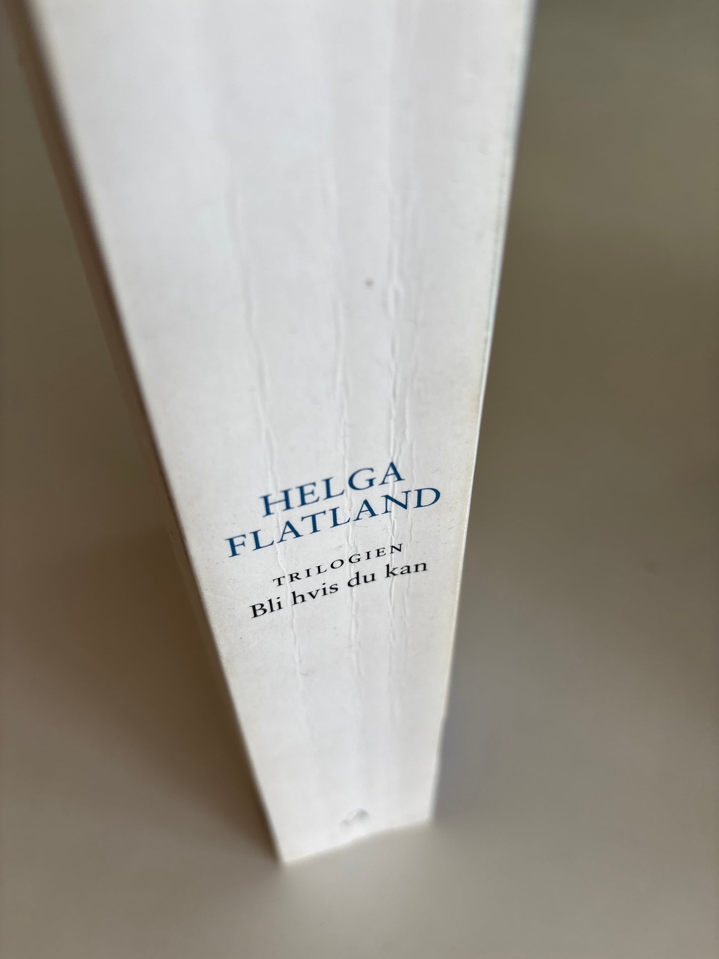 Flatland, Helga: Bli hvis du kan
