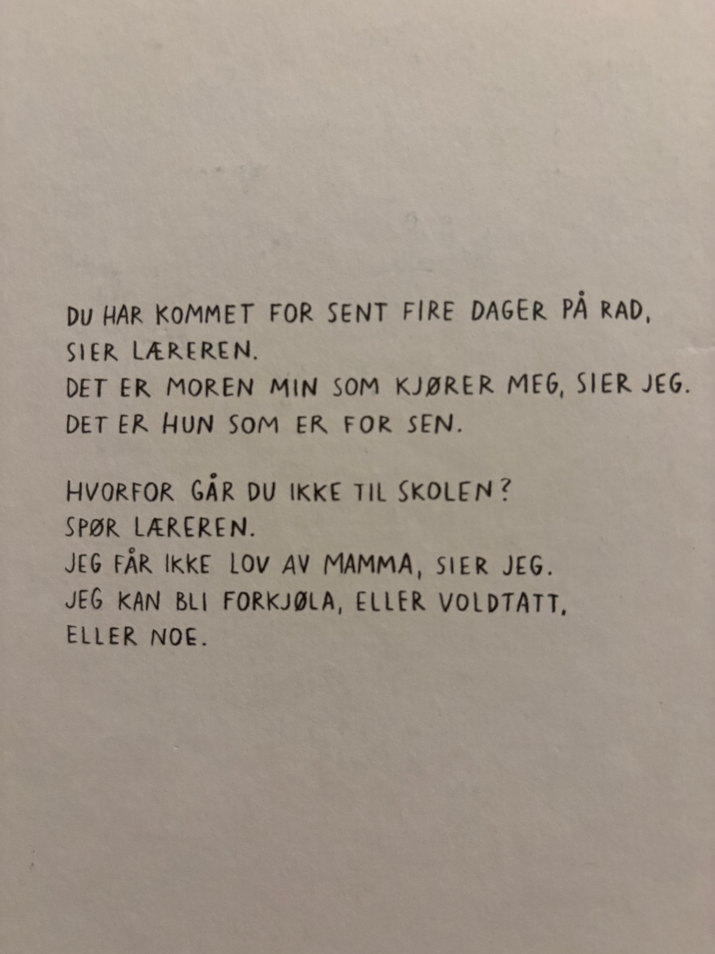 Ombustvedt, Åse: Ring hvis det er noe