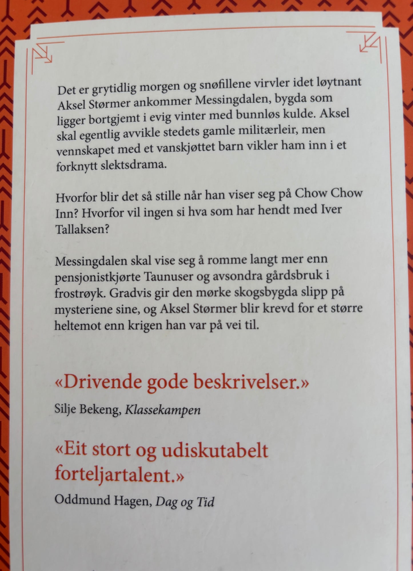 Mytting, Lars: Vårofferet