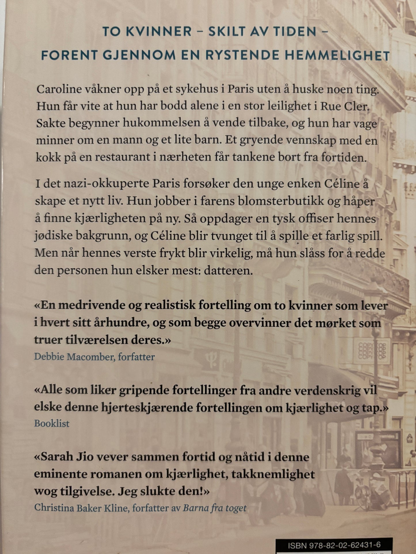 Jio, Sarah: Alle blomstene i Paris