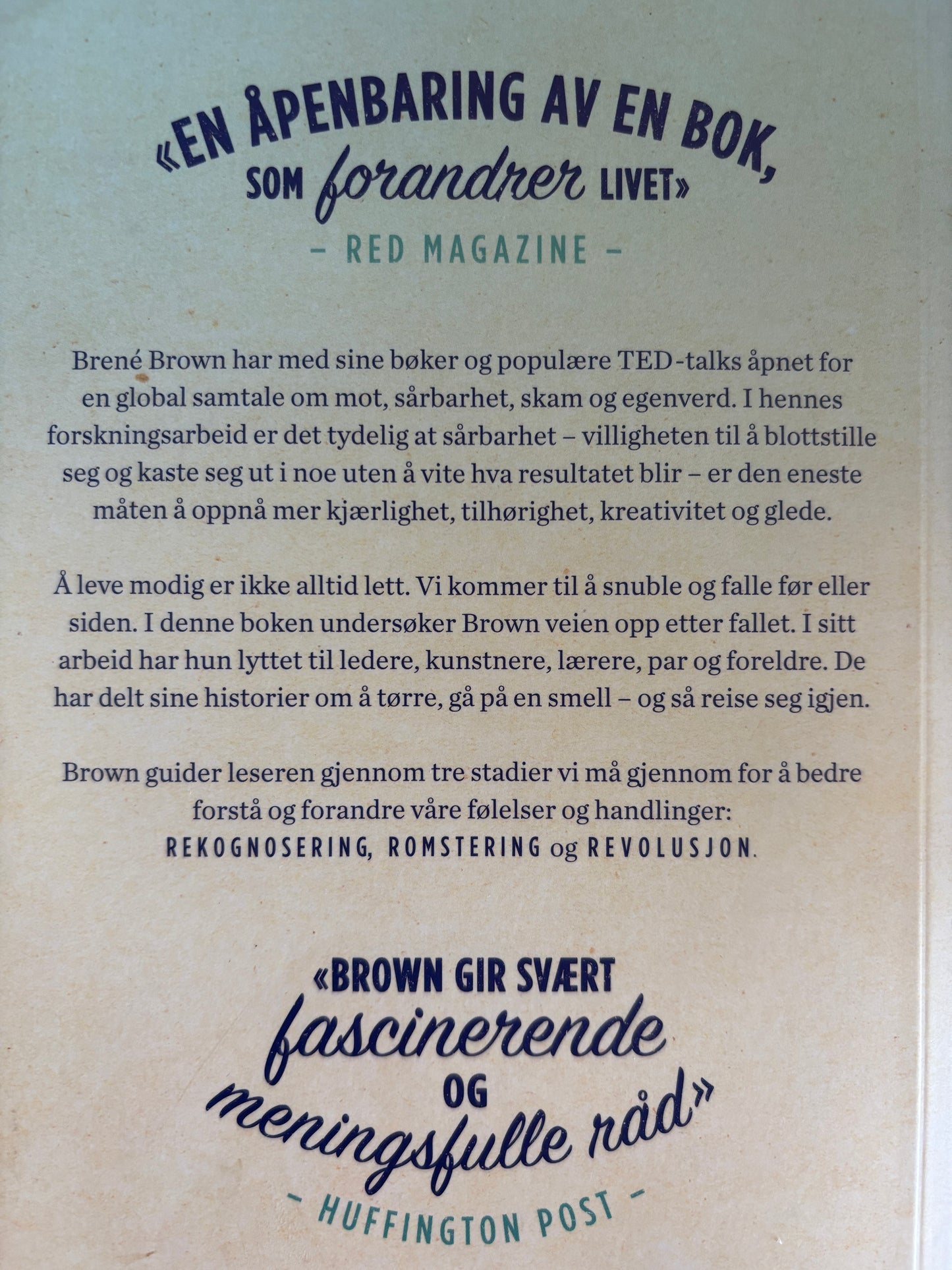 Brown, Brene: Reis deg med ny styrke