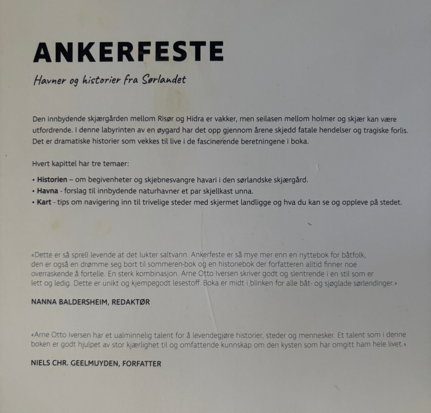 Iversen, Arne Otto: Ankerfeste