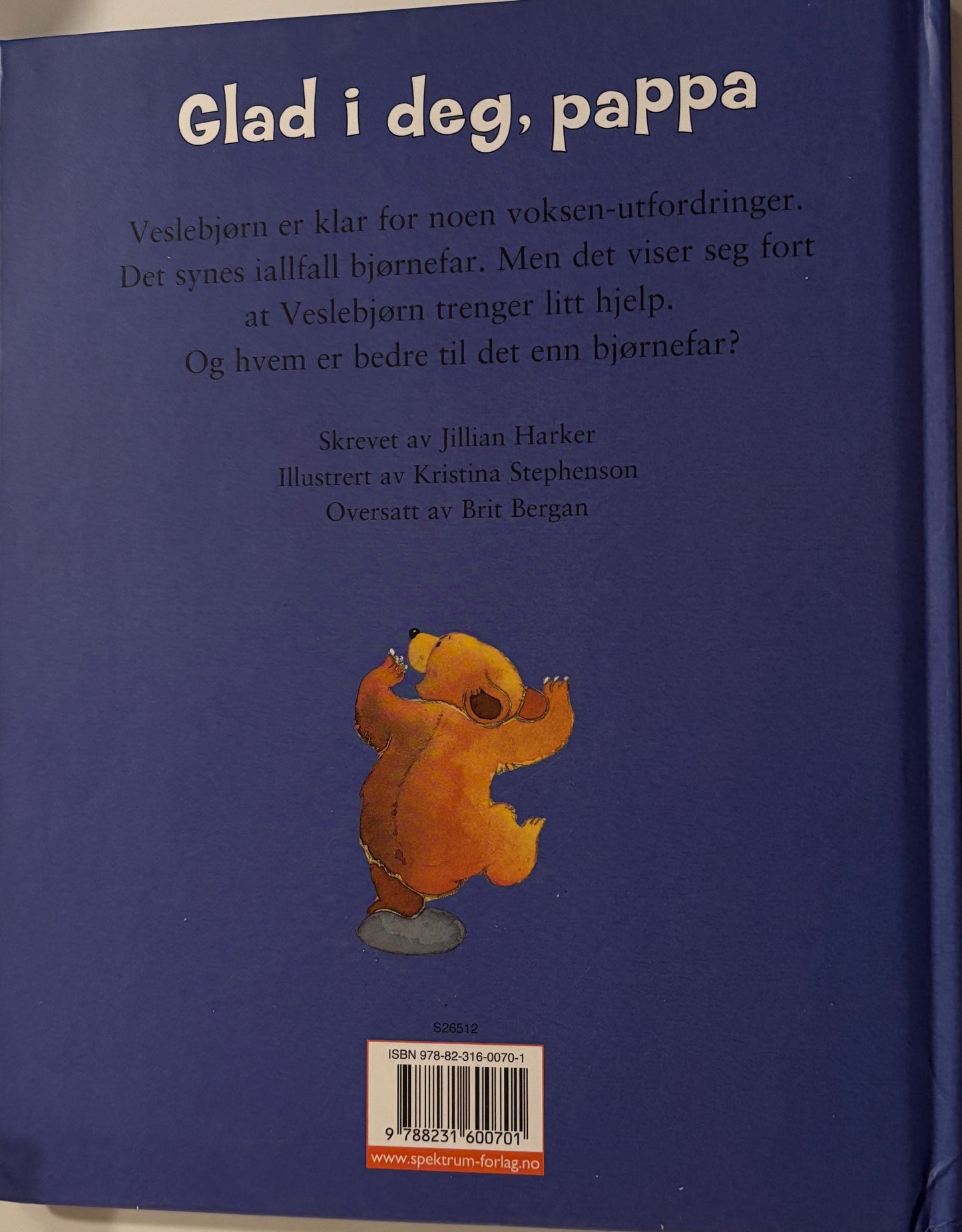 Harker, Jillian: Glad i deg, pappa