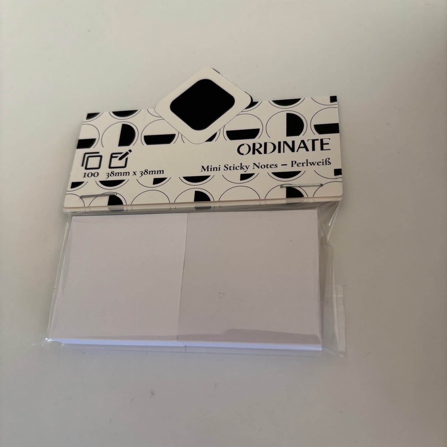 Mini sticky notes: Hvit