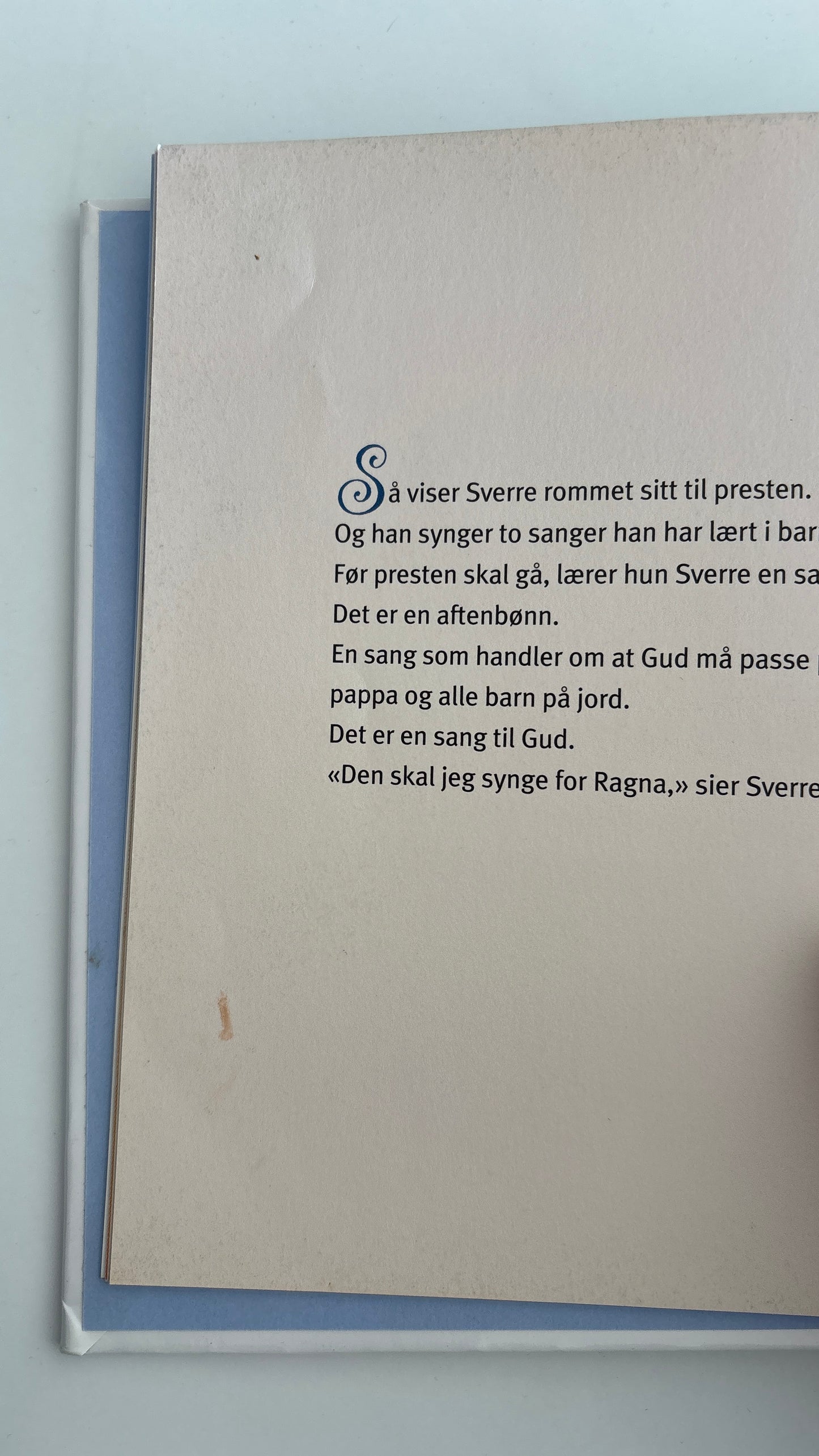 Listrøm, Anne Grete: Sverres lillesøster skal døpes