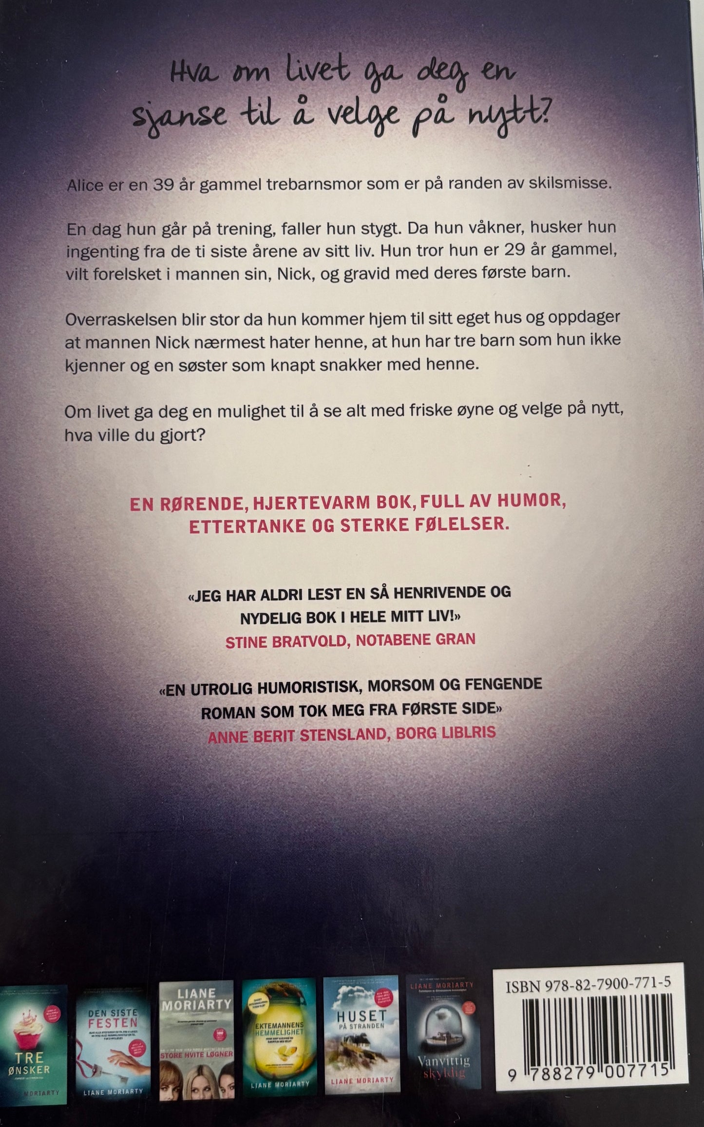 Moriarty, Liane: Det Alice glemte