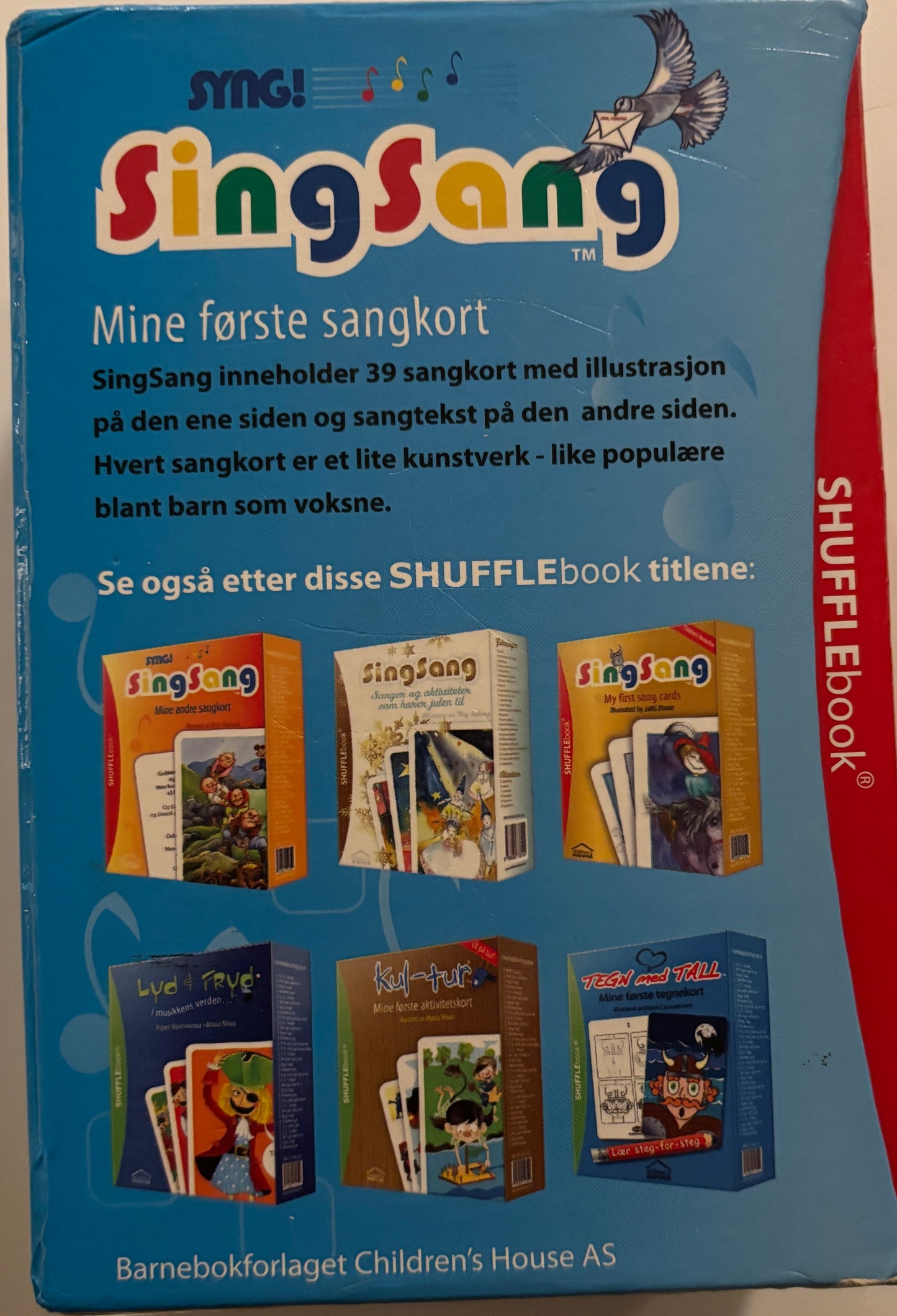 SingSang Mine første sangkort