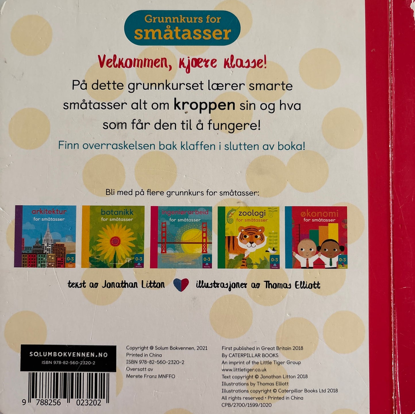 Litton, Jonathan: Anatomi for småtasser