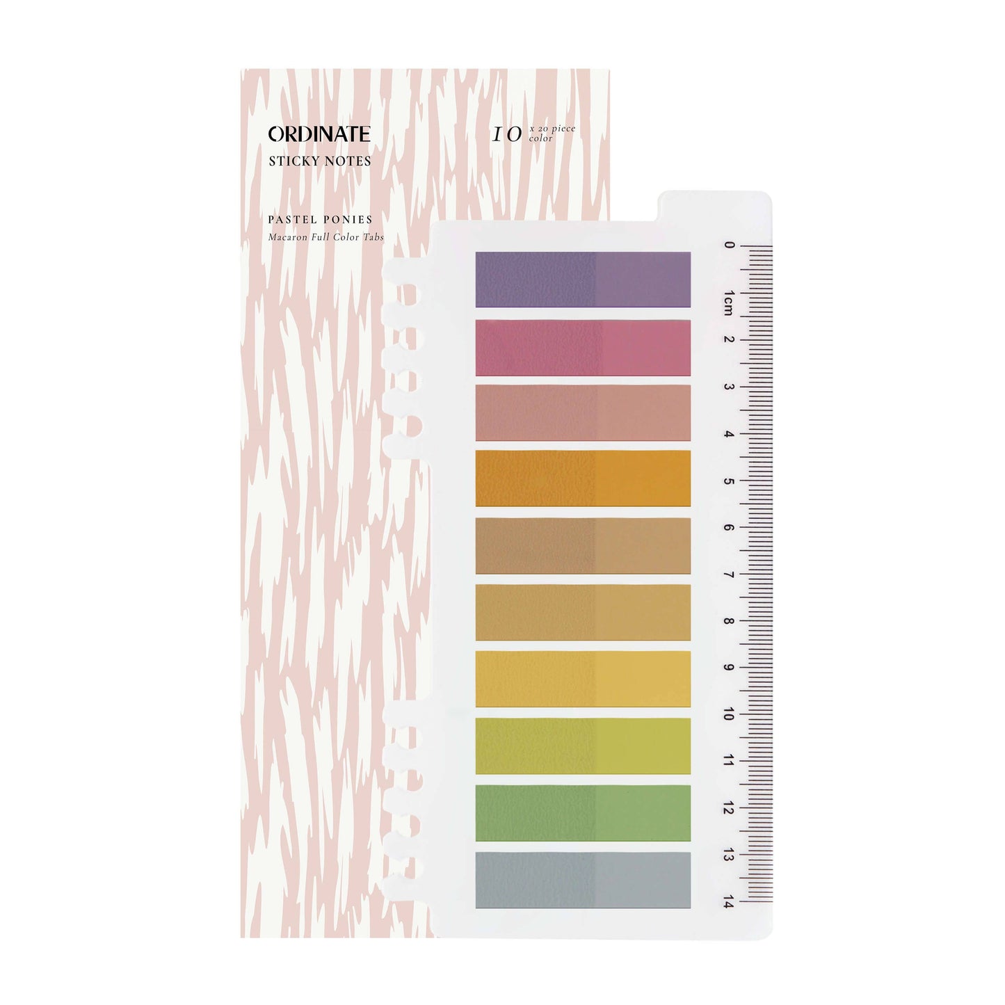 Pastel Ponies | Ordinate klistrelapper | Selvklebende notislapper | Sidemarkører | Indeksfaner