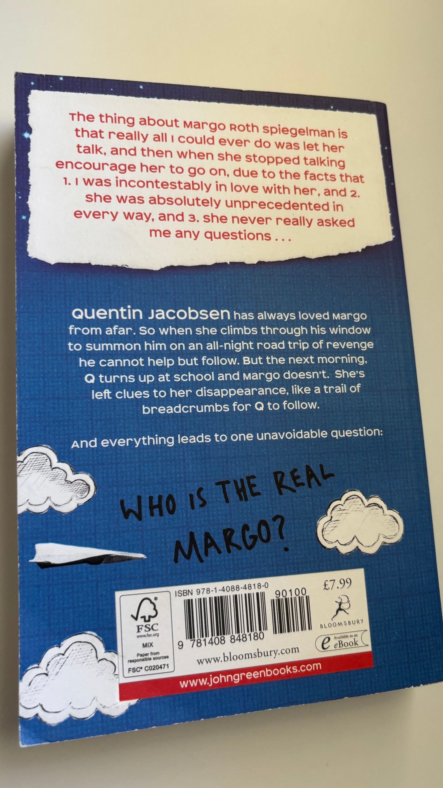 Green, John: Paper towns