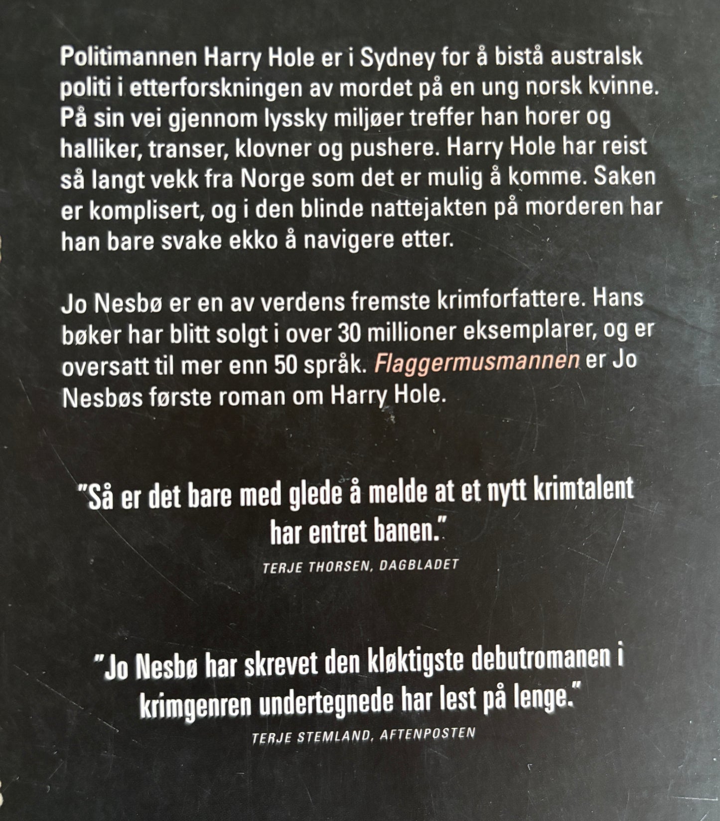 Nesbø, Jo: Flaggermusmannen