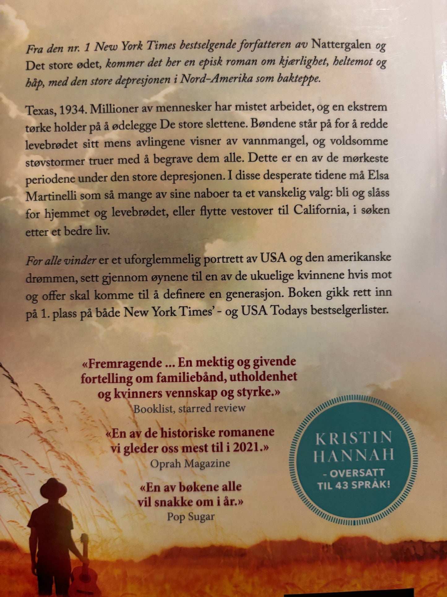 Hannah, Kristin: For alle vinder