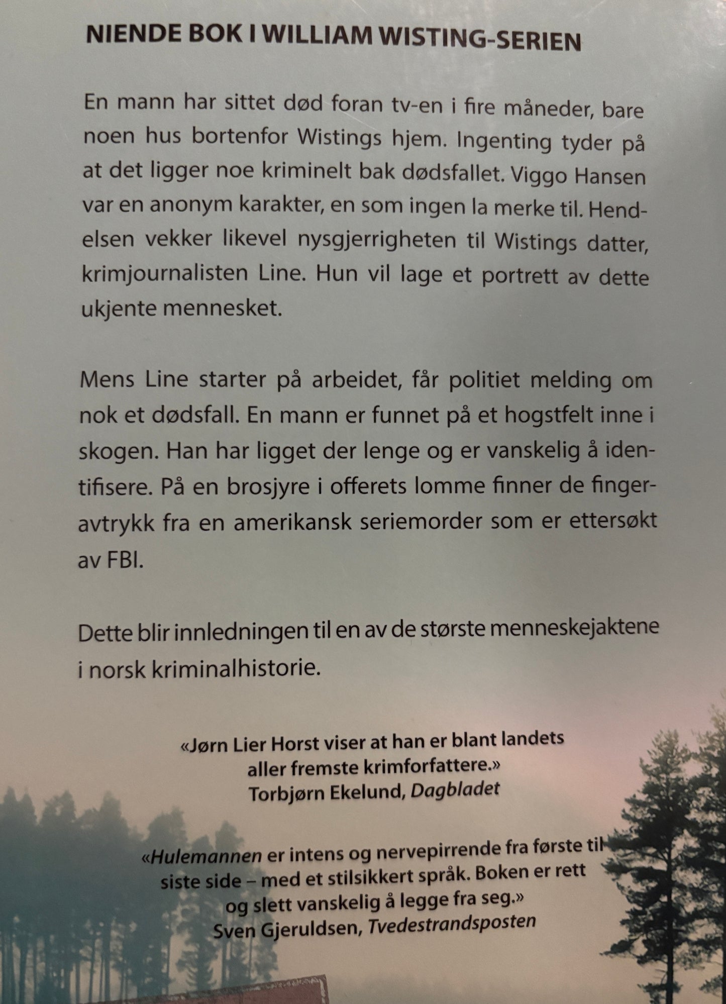 Lier Horst, Jørn: Hulemannen