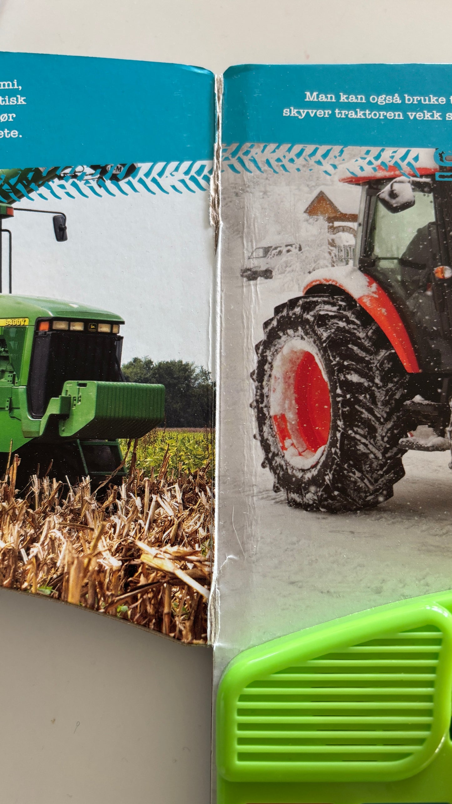 Traktor, bok med lyd