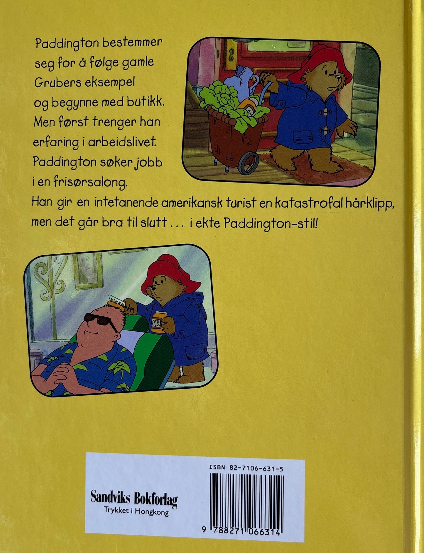 Paddington hos frisøren