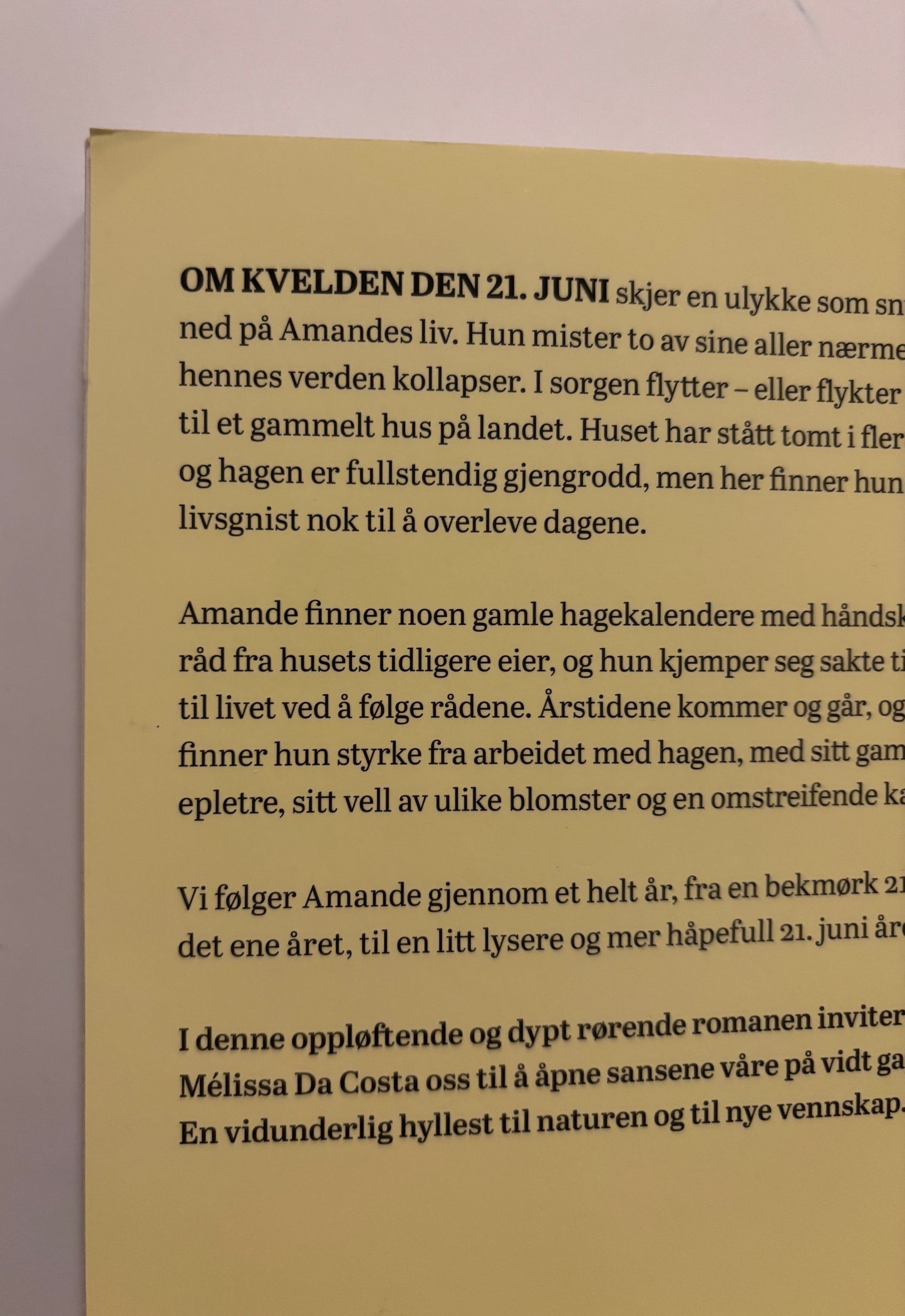 Da Costa, Melissa: Dagene som kommer