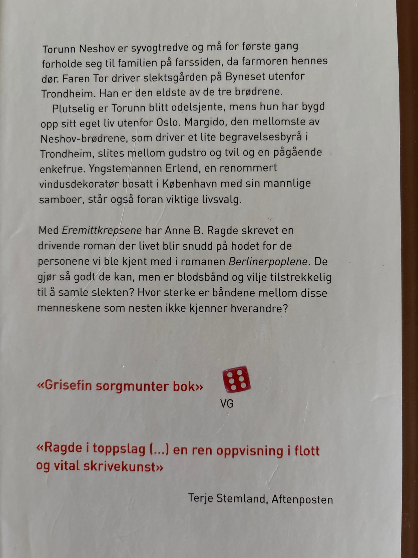 Ragde, Anne B: Eremittkrepsene