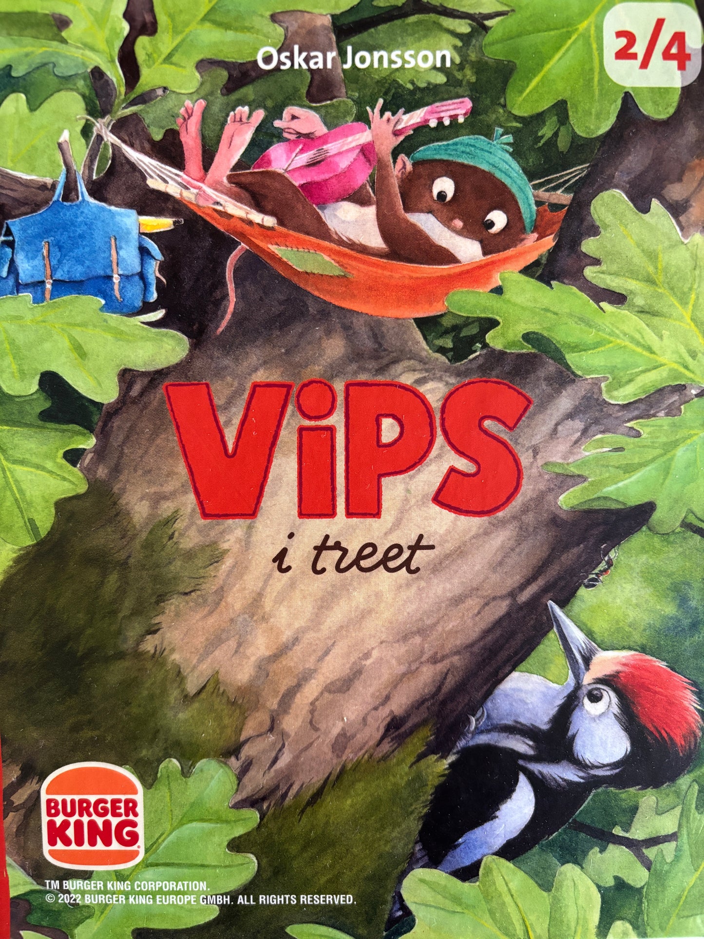 Jonsson, Oskar: Vips i treet