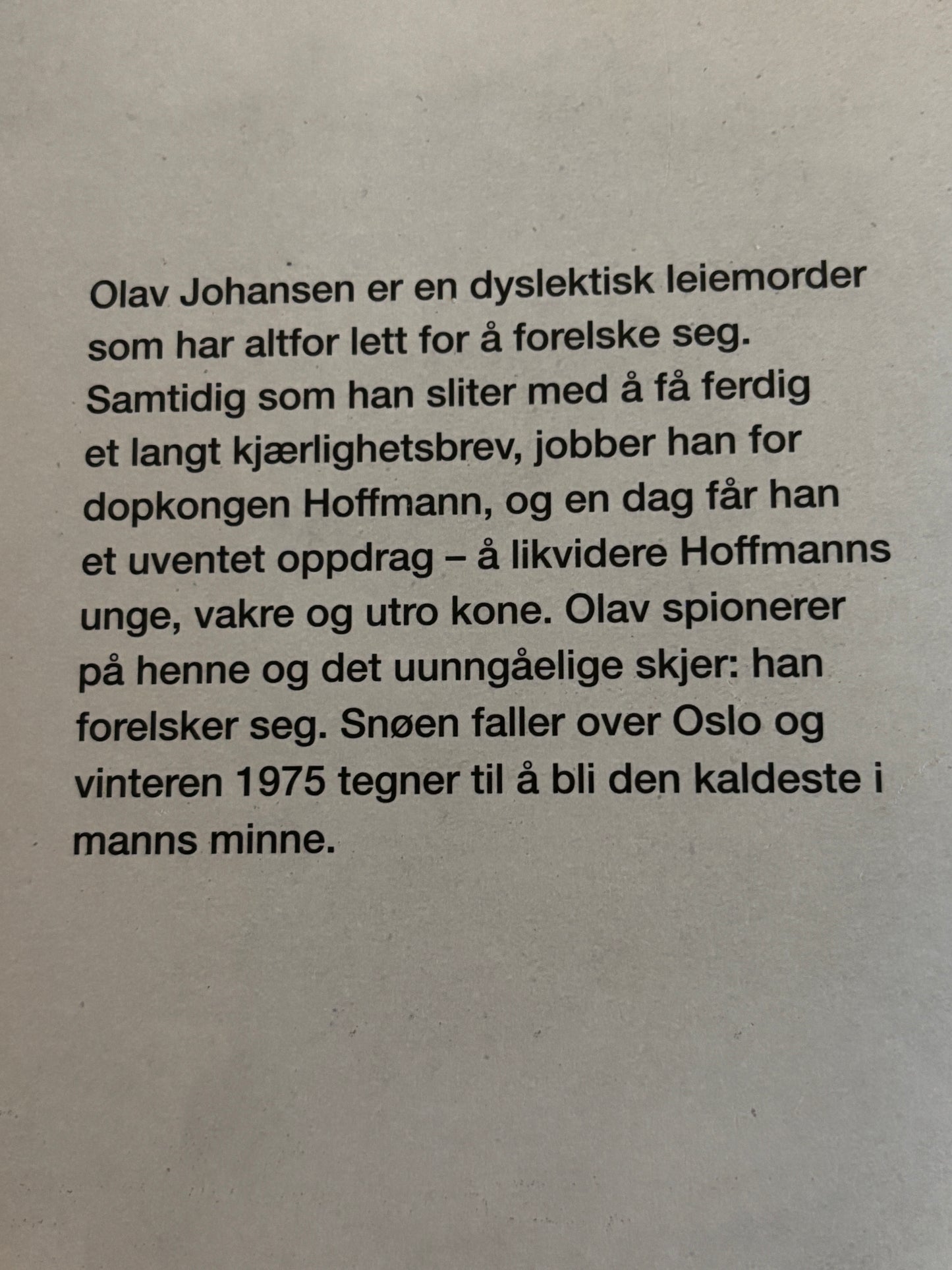 Nesbø, Jo: Blod på snø
