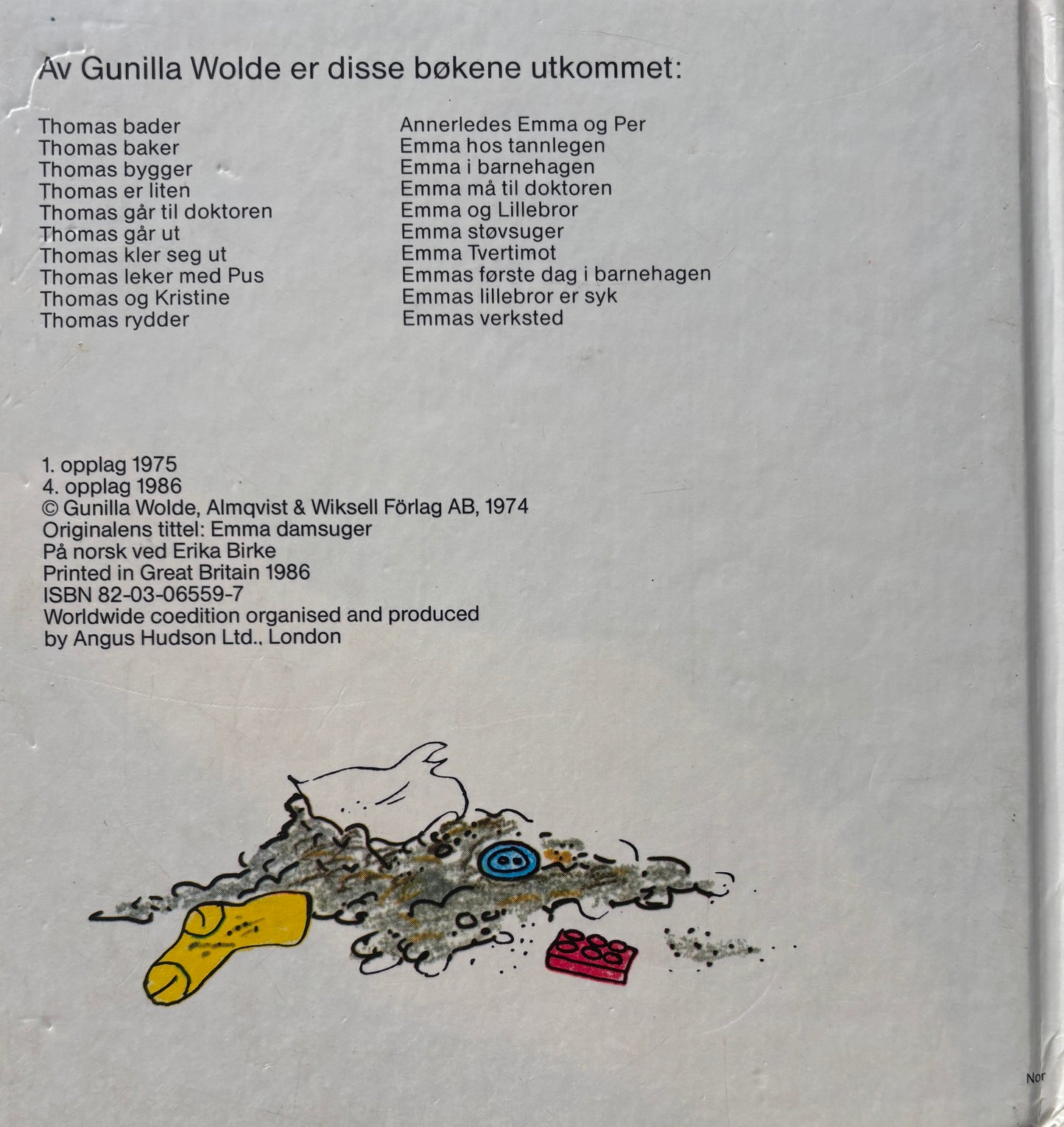 Wolde, Gunilla: Emma støvsuger