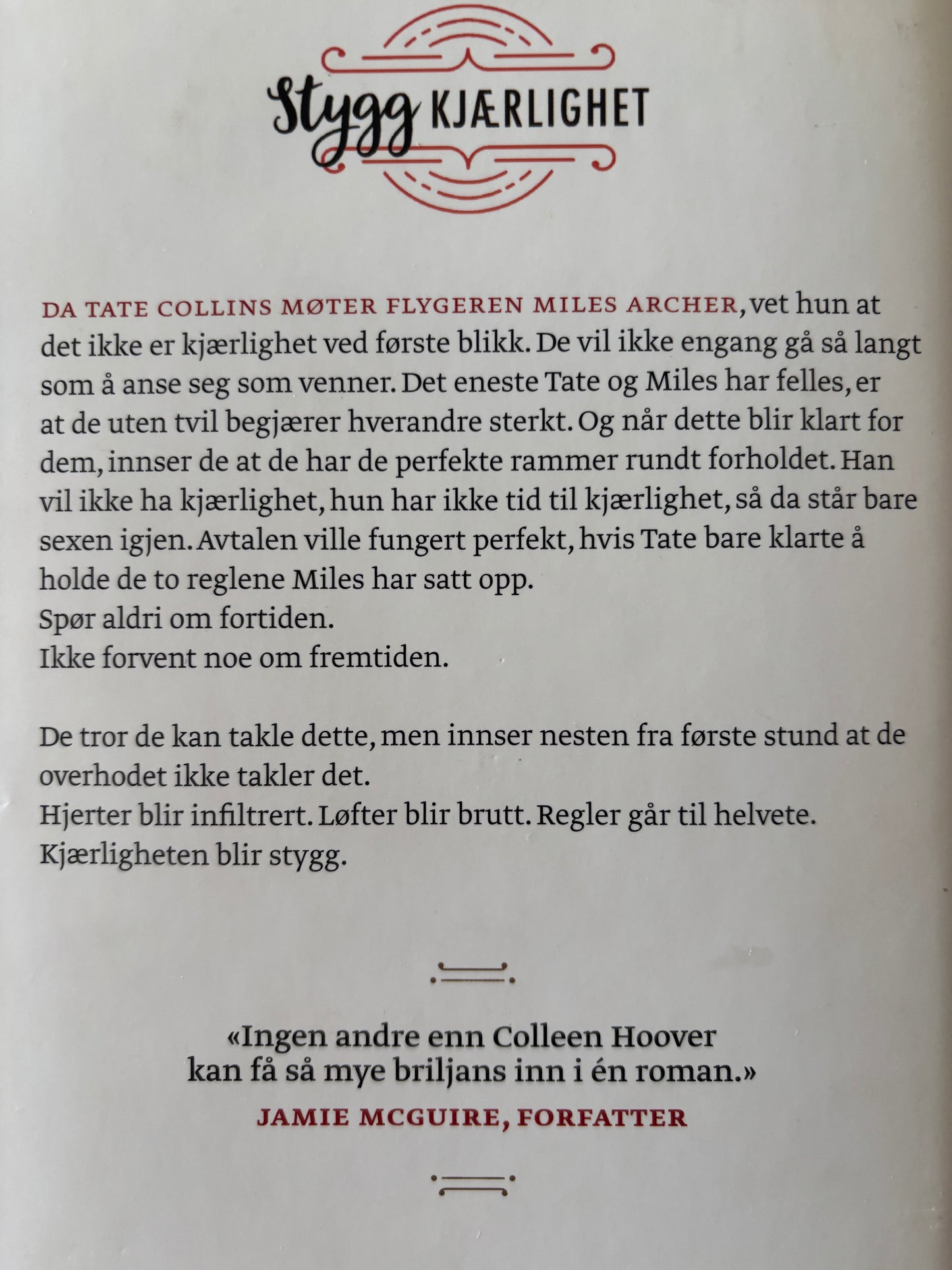 Hoover, Colleen: Stygg kjærlighet