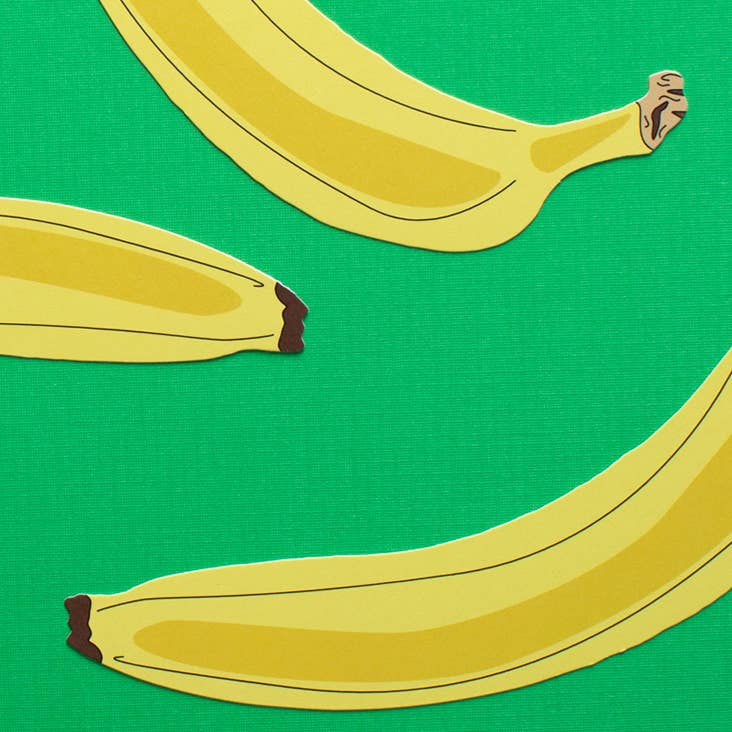 Banan Bokmerke (det er die cut!) Overmoden