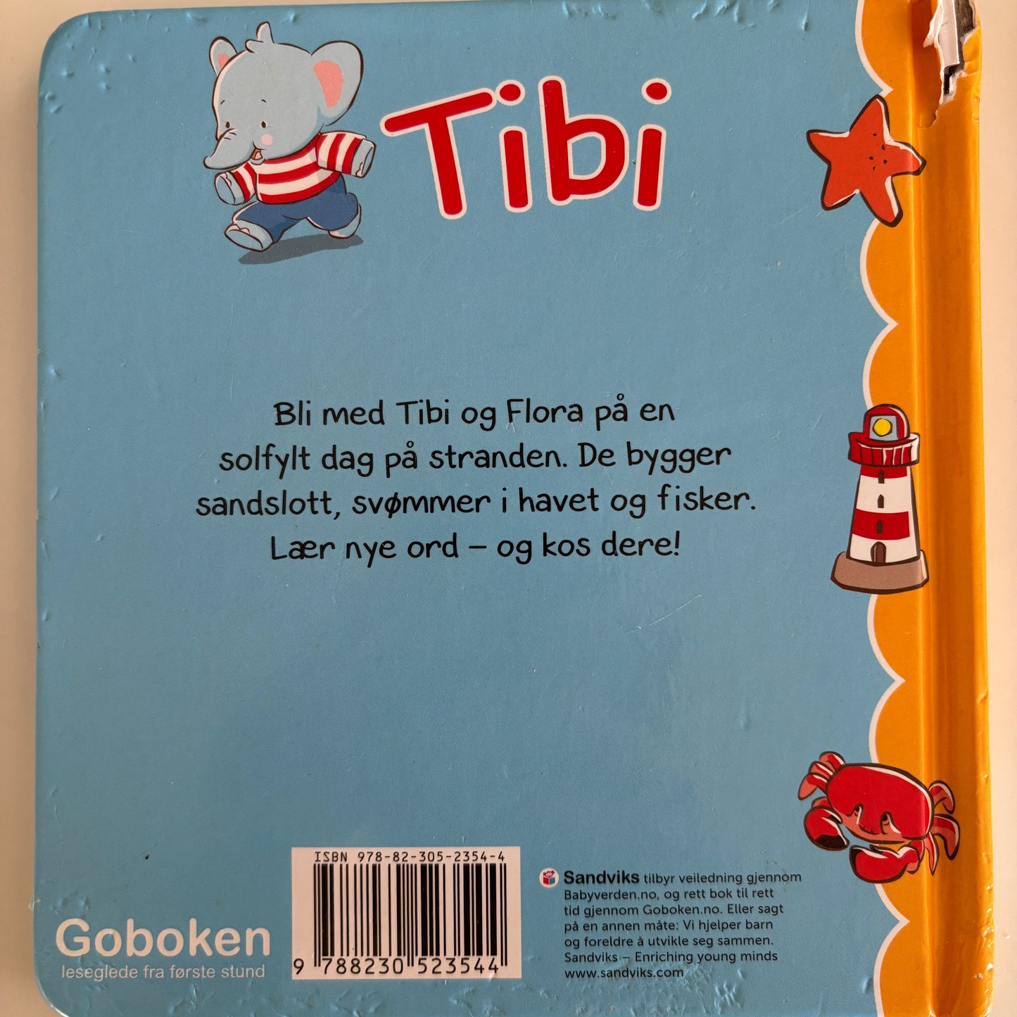 Tibi på stranden