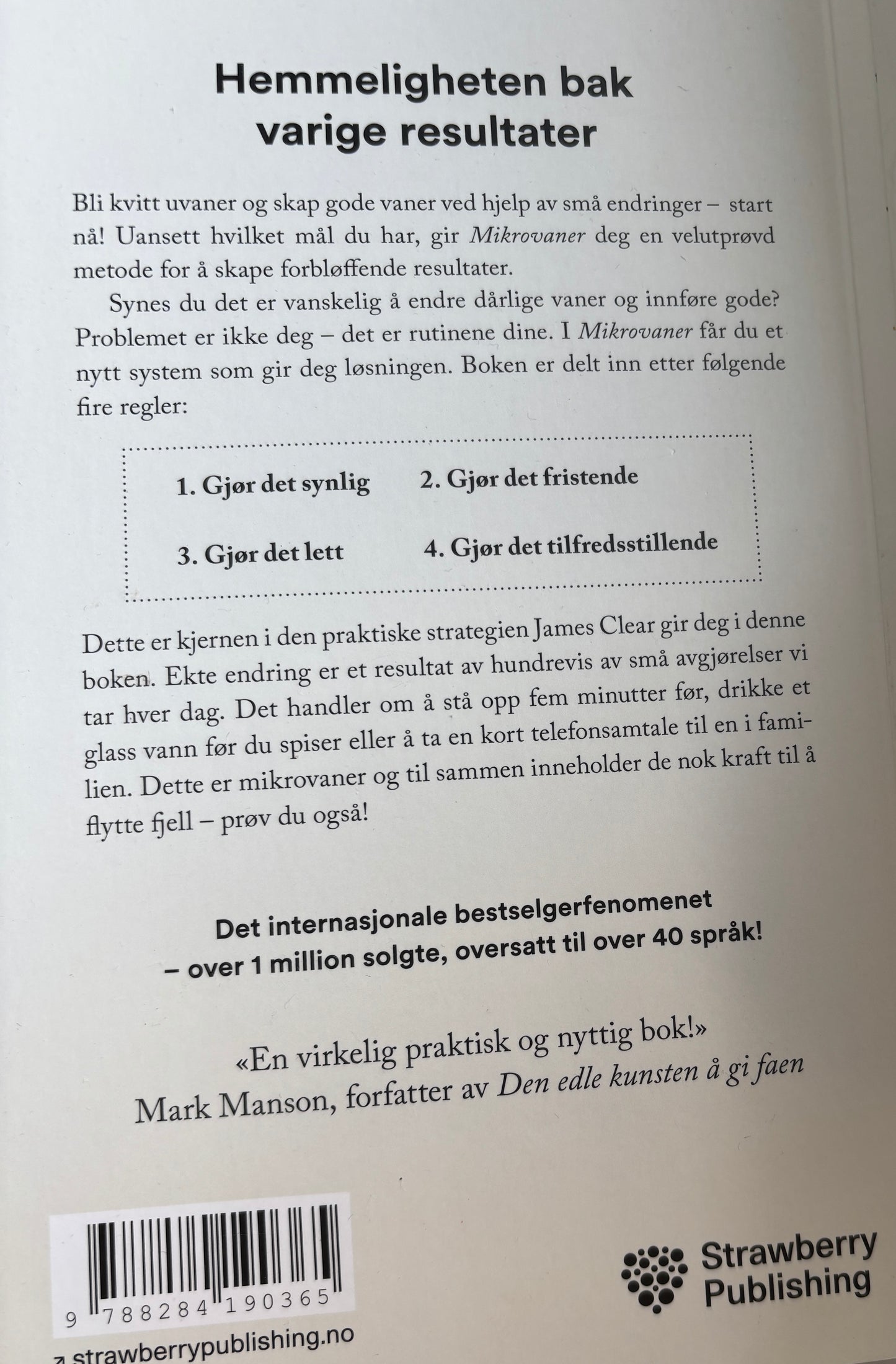 Clear, James: Mikrovaner