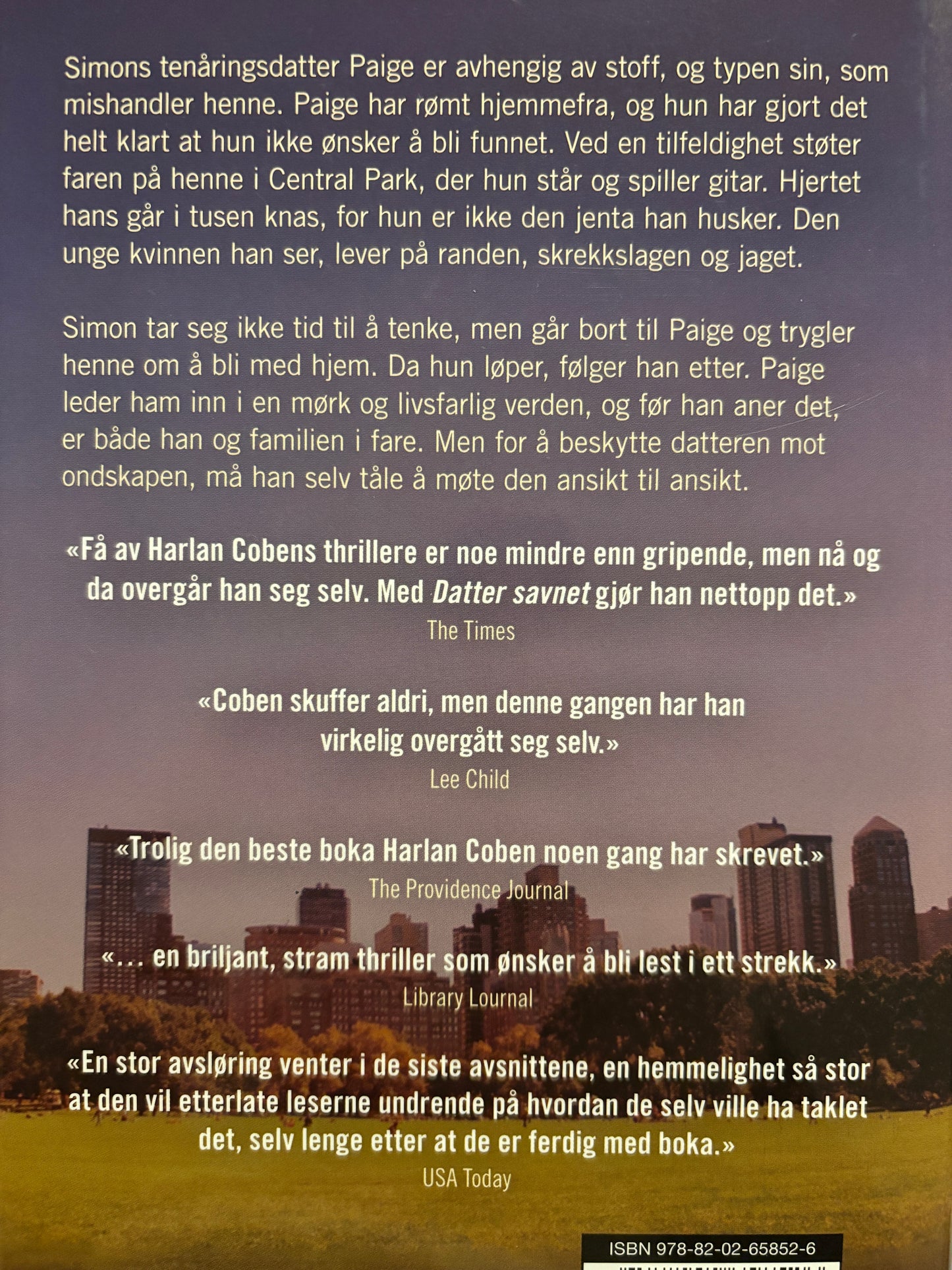 Coben, Harlan: Datter savnet