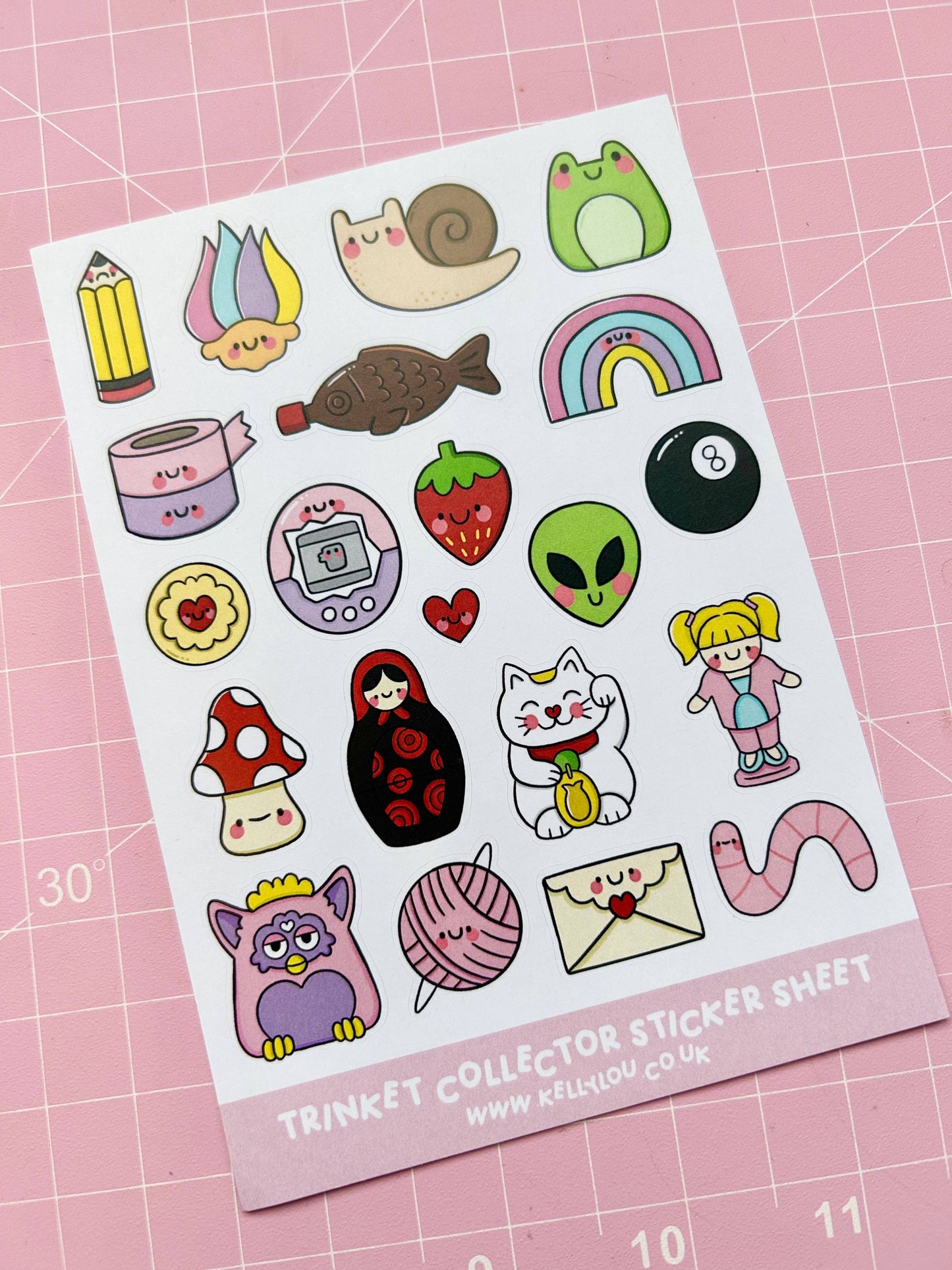 Trinket Collector Planner Sticker Sheet
