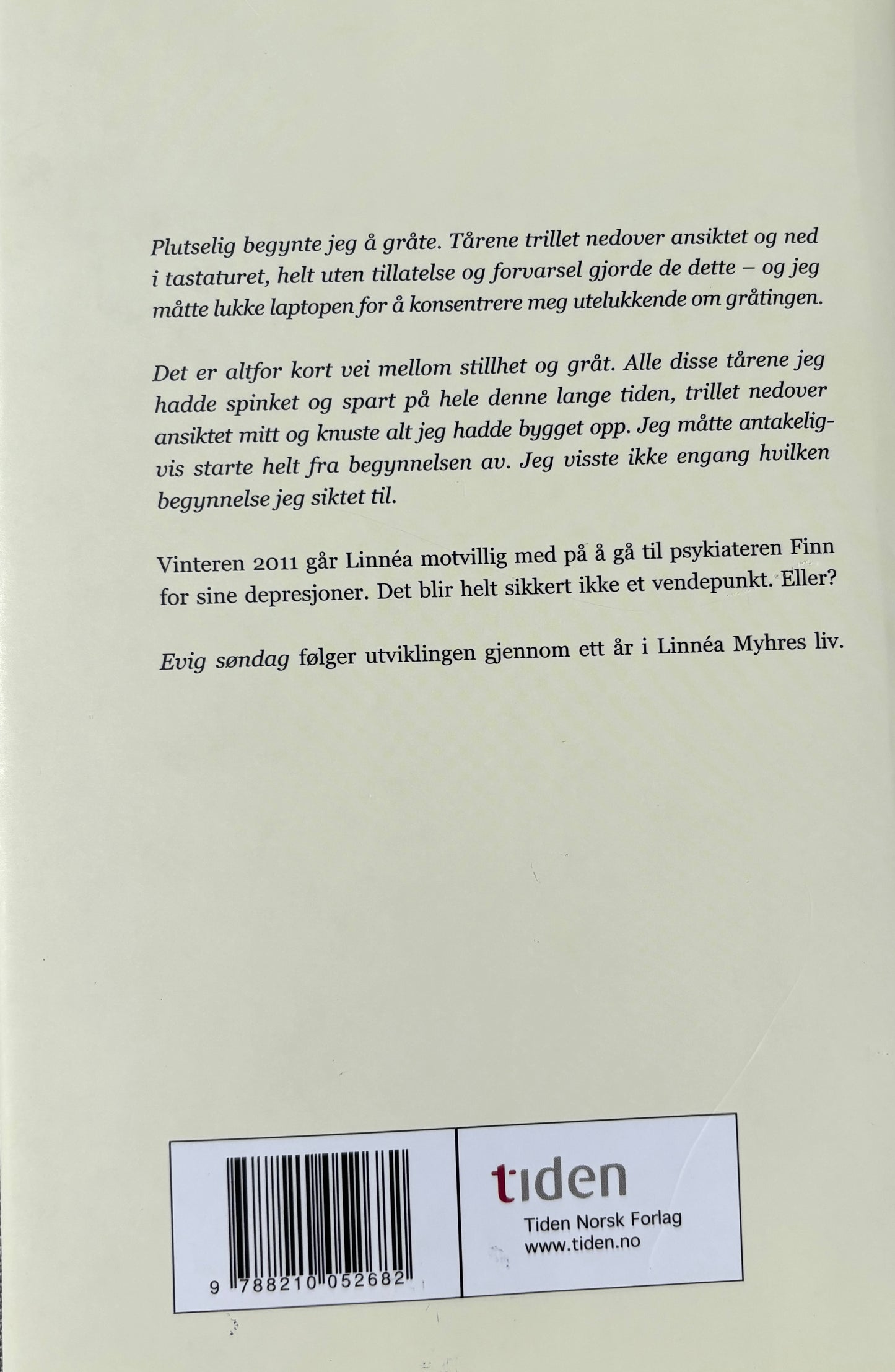 Myhre, Linnea: Evig søndag