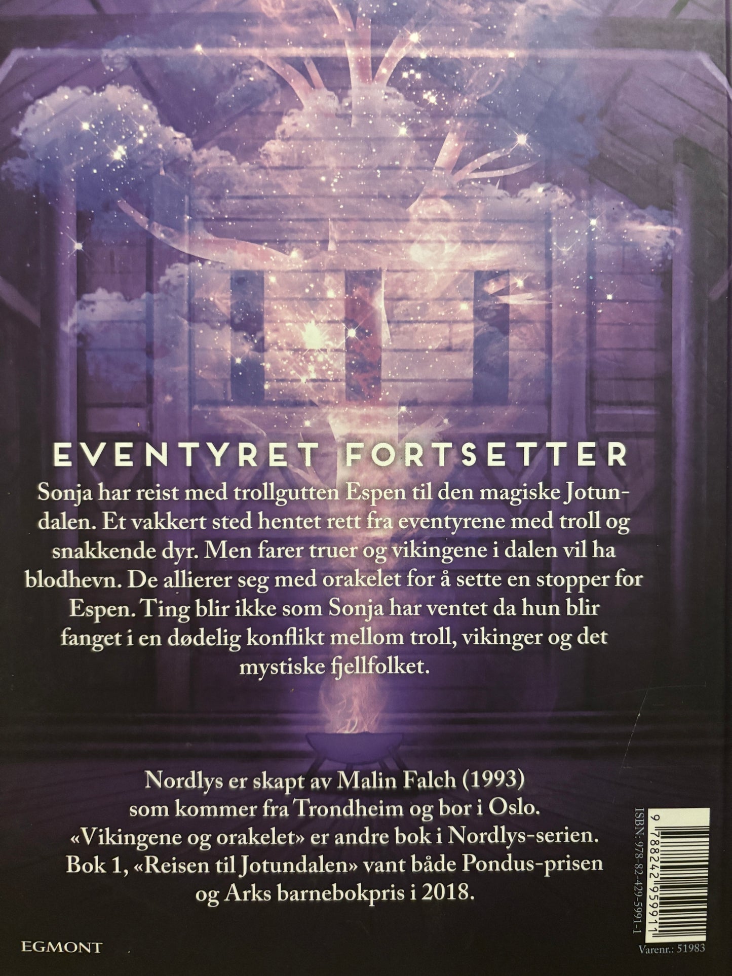 Falch, Malin: Nordlys - Vikingene og orakelet