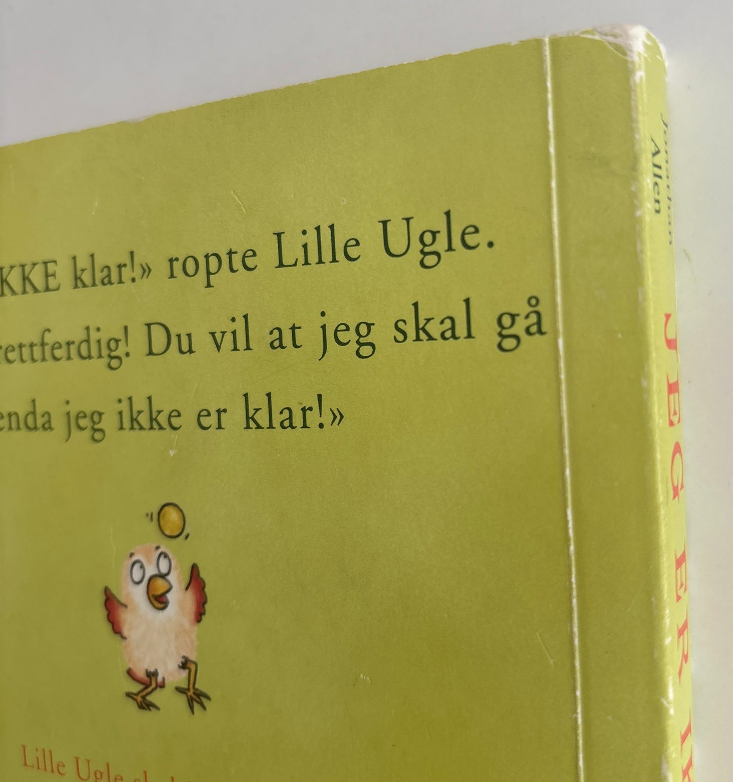 Allen, Jonathan: Jeg er ikke klar!