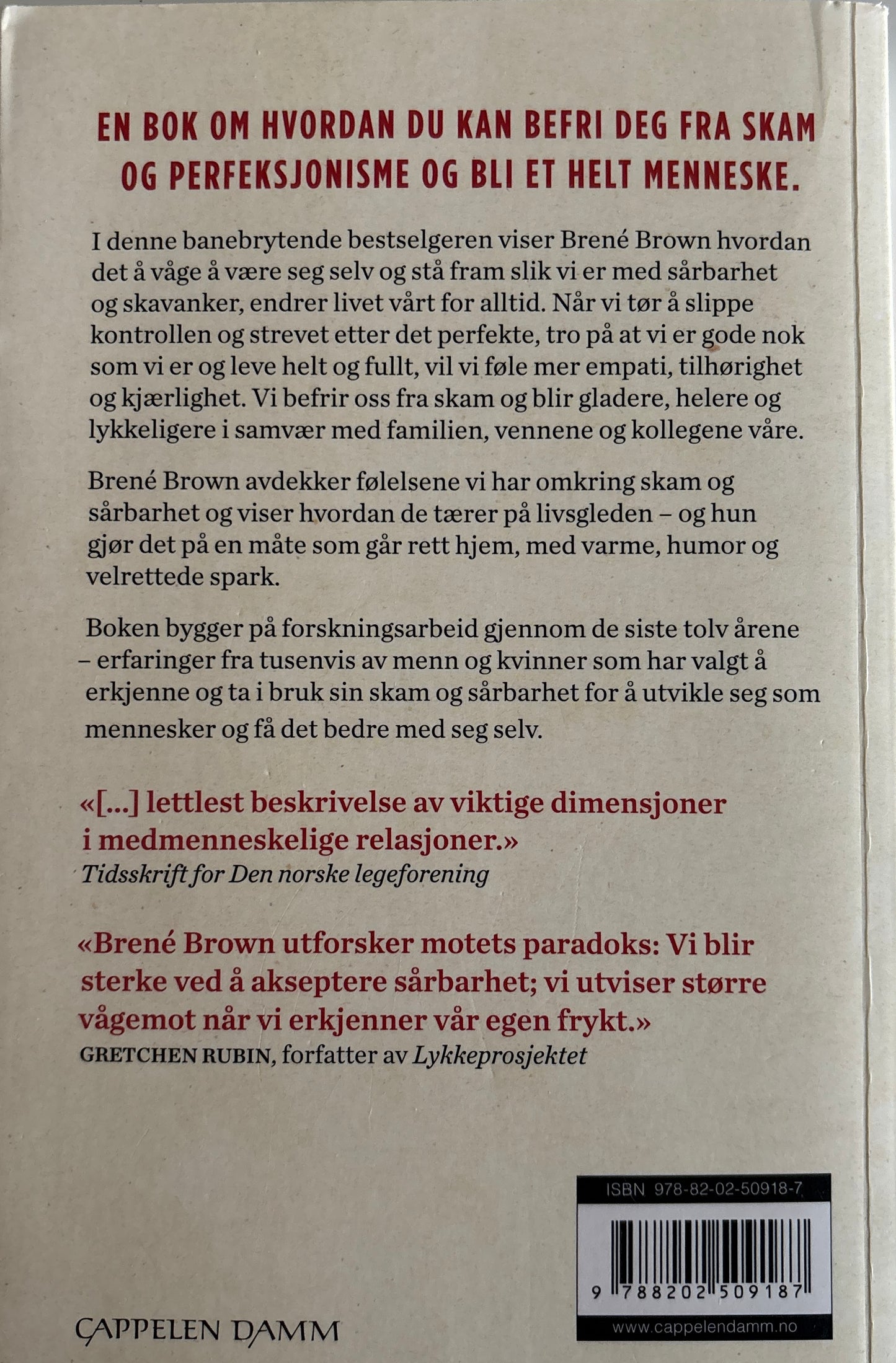 Brown, Brene: Uperfekt