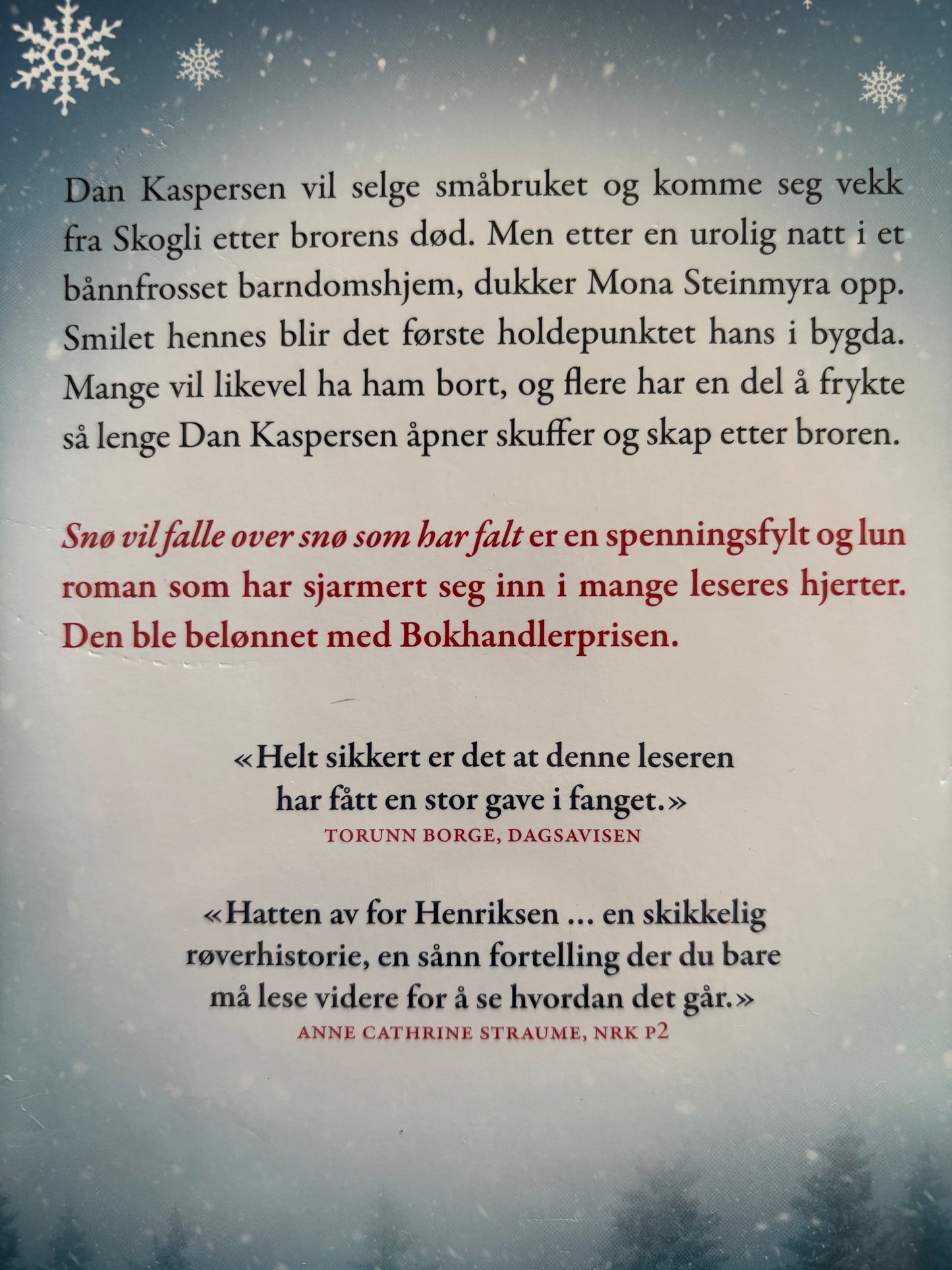Henriksen, Levi: Snø vil falle over snø som har falt