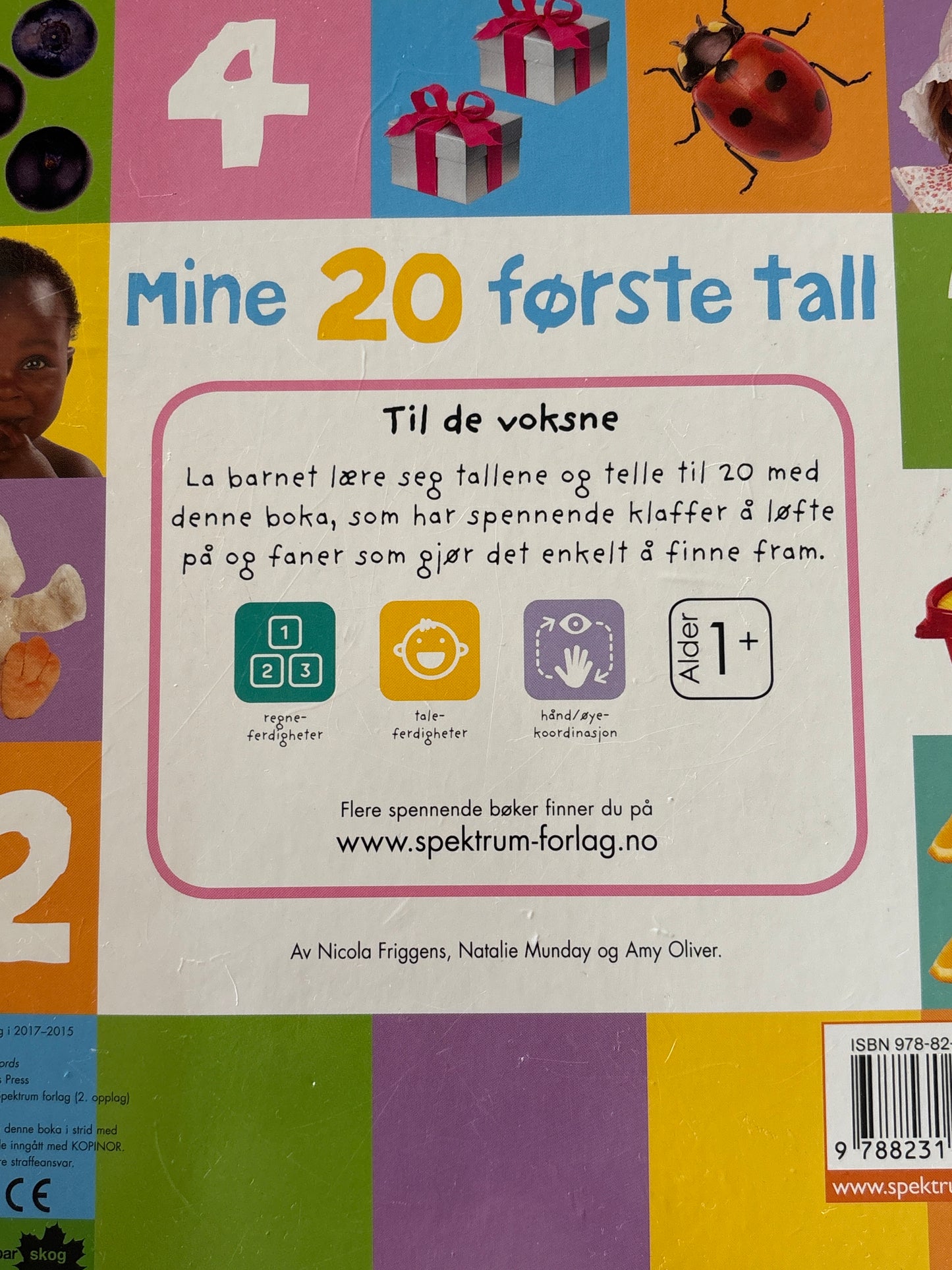 Mine 20 første tall