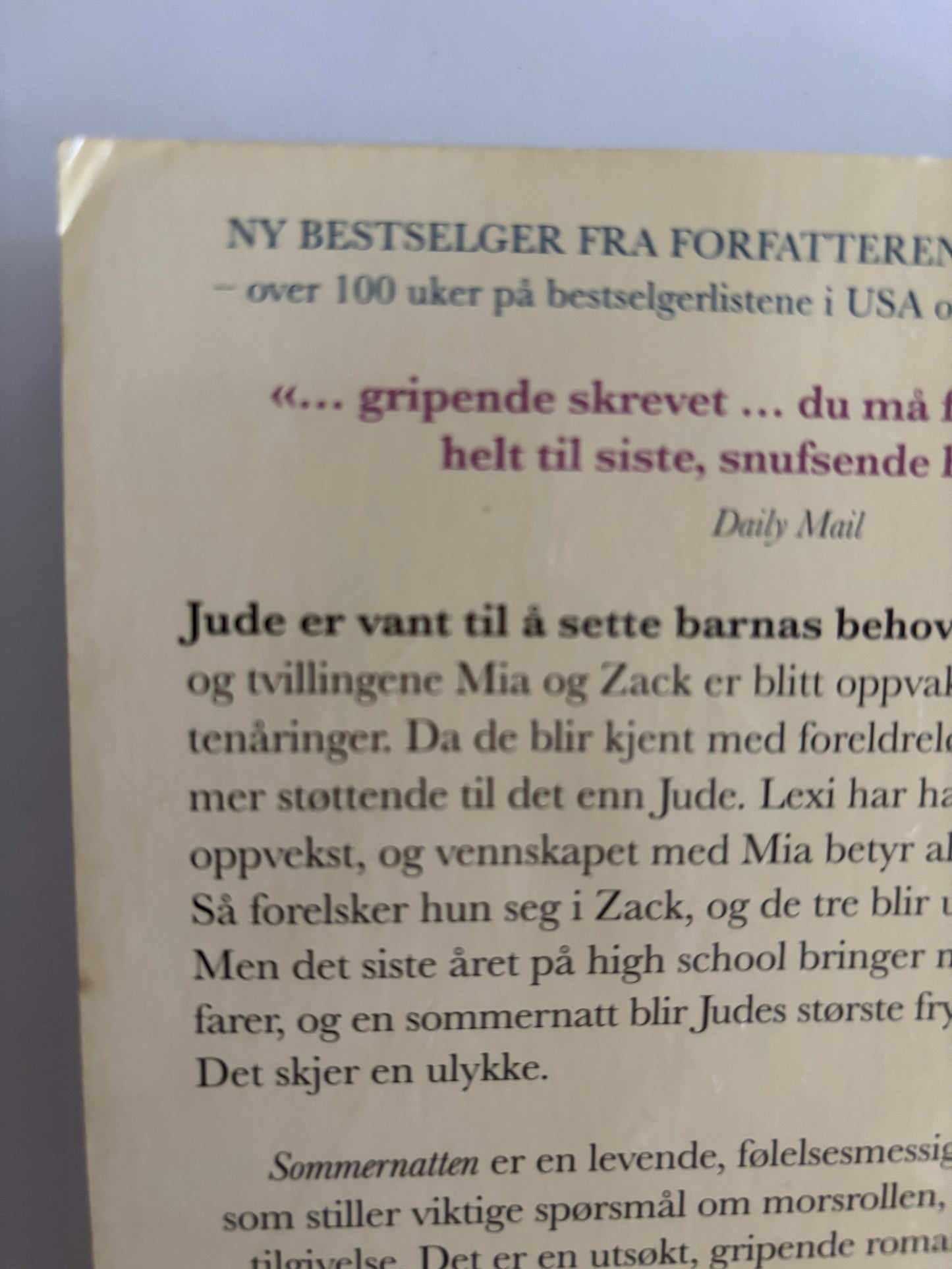 Hannah, Kristin: Sommernatten
