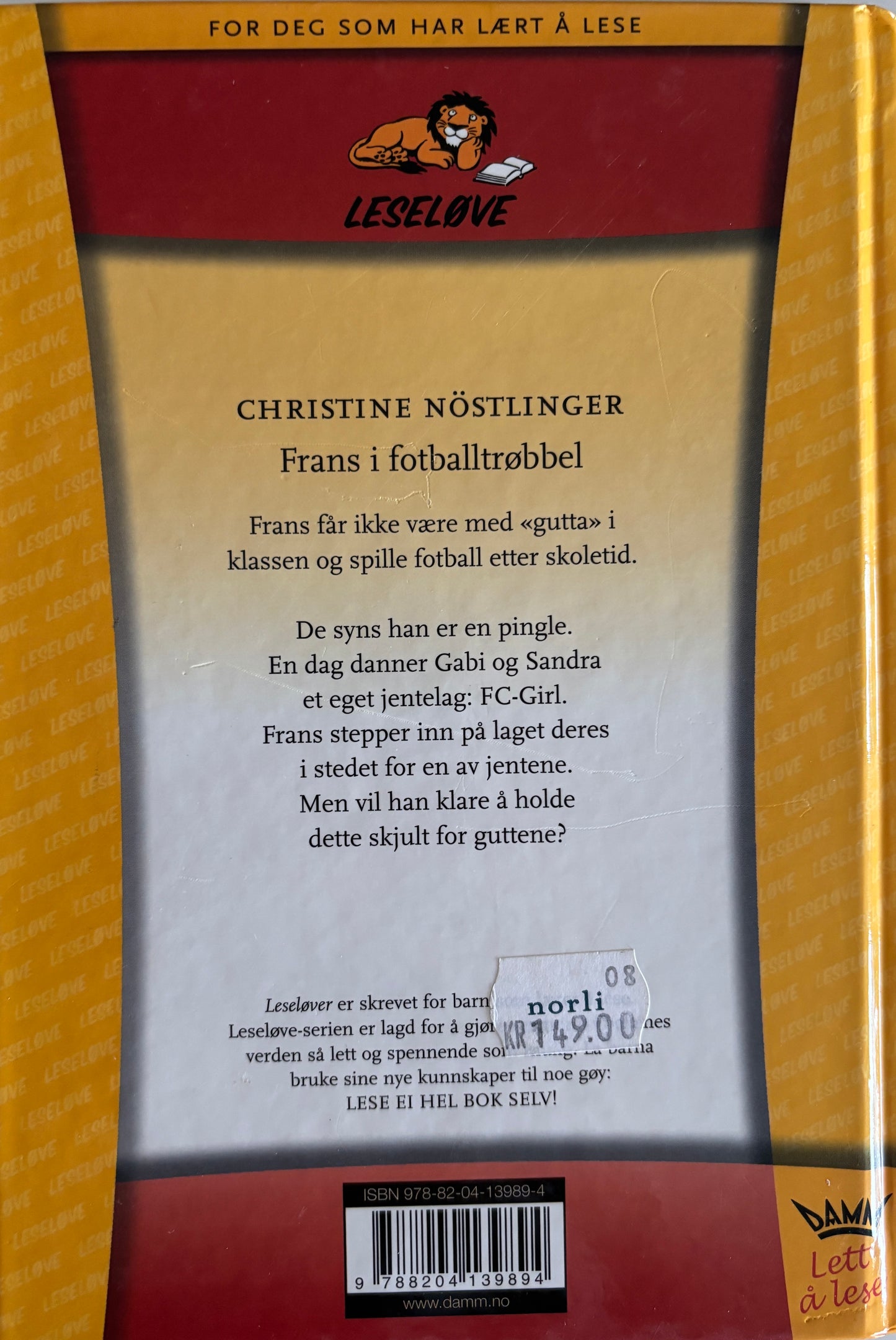 Nøstlinger, Christine: Frans i fotballtrøbbel