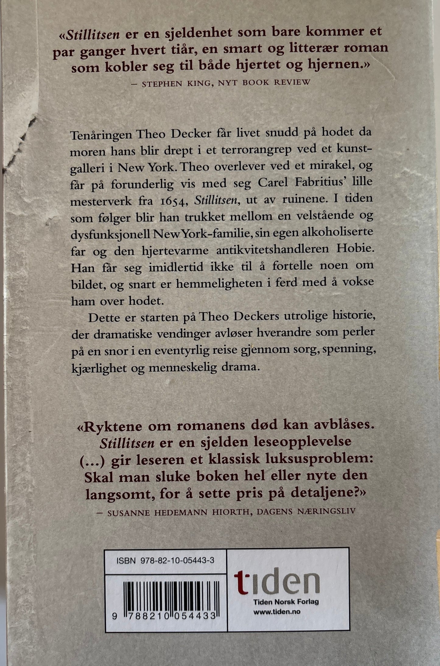 Tartt, Donna: Stillitsen