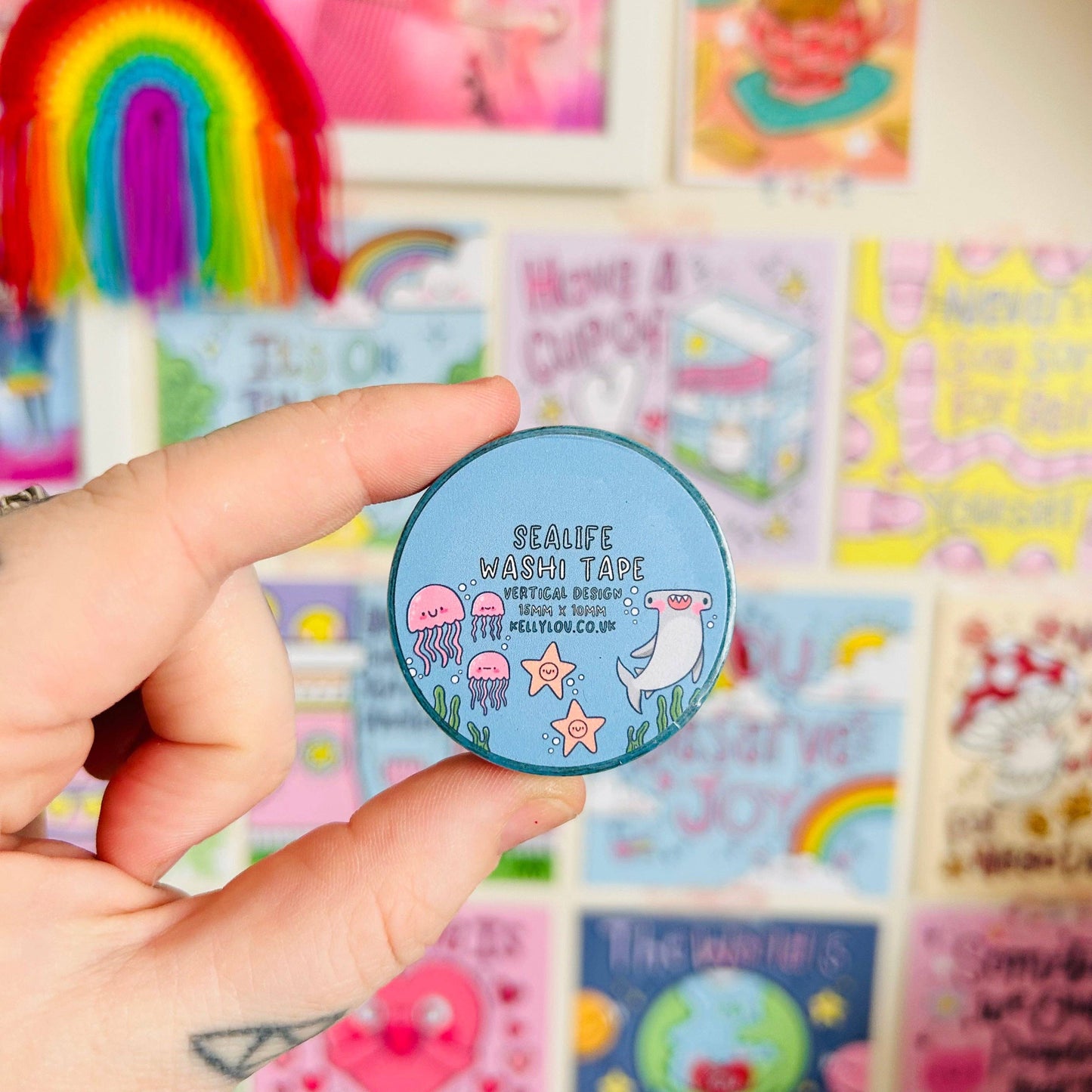 Under The Sea - Vertical Washi Tape