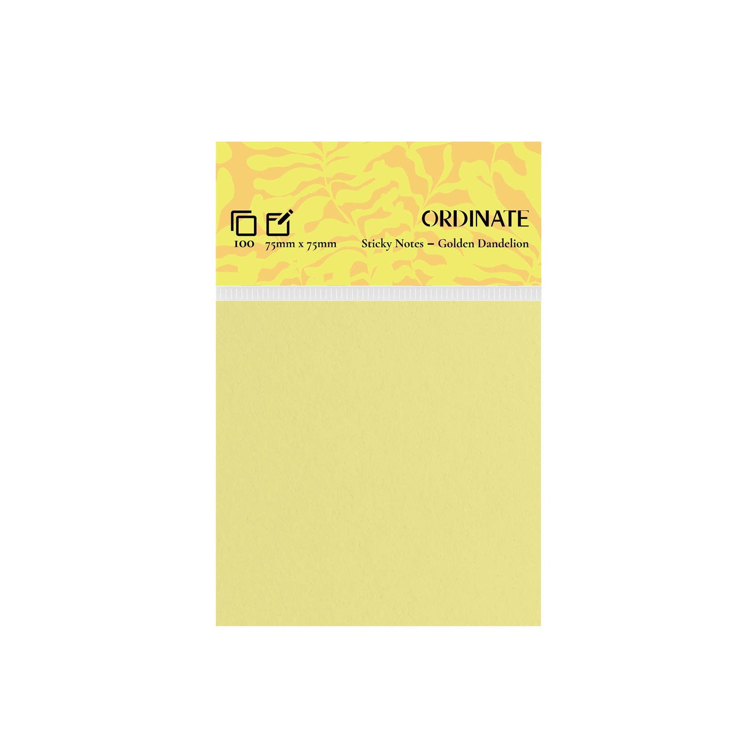 Golden Dandelion Palette Collection Sticky Notes 75mm 100ark