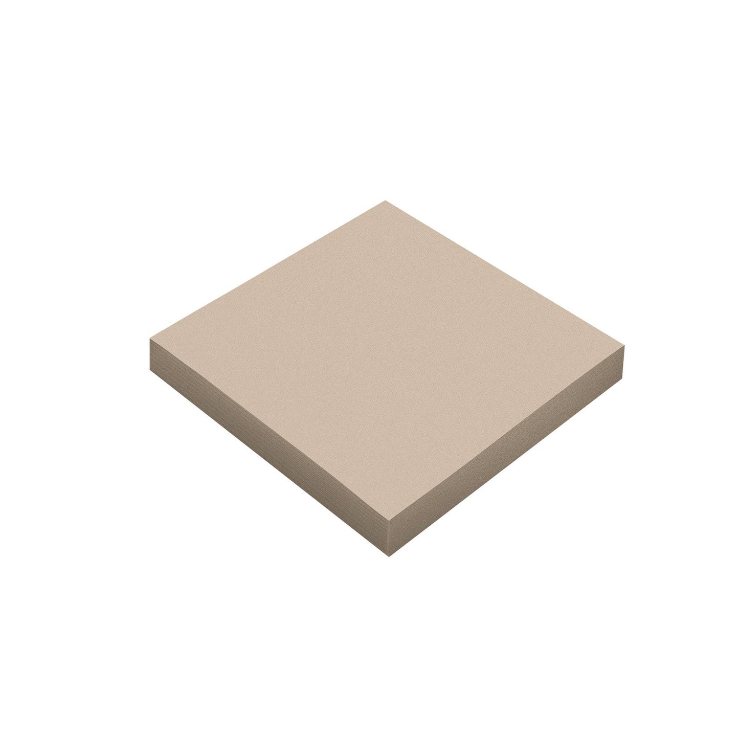 Vintage Brown Sticky Notes 75mm x 75mm /100 ark per blokk