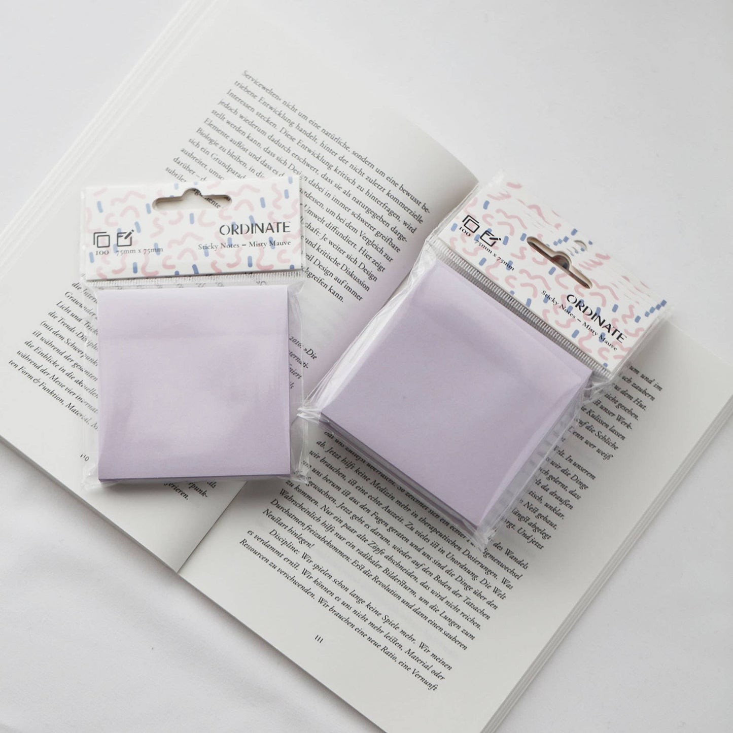 Misty Mauve Palette Collection Sticky Notes 75mm/100 ark
